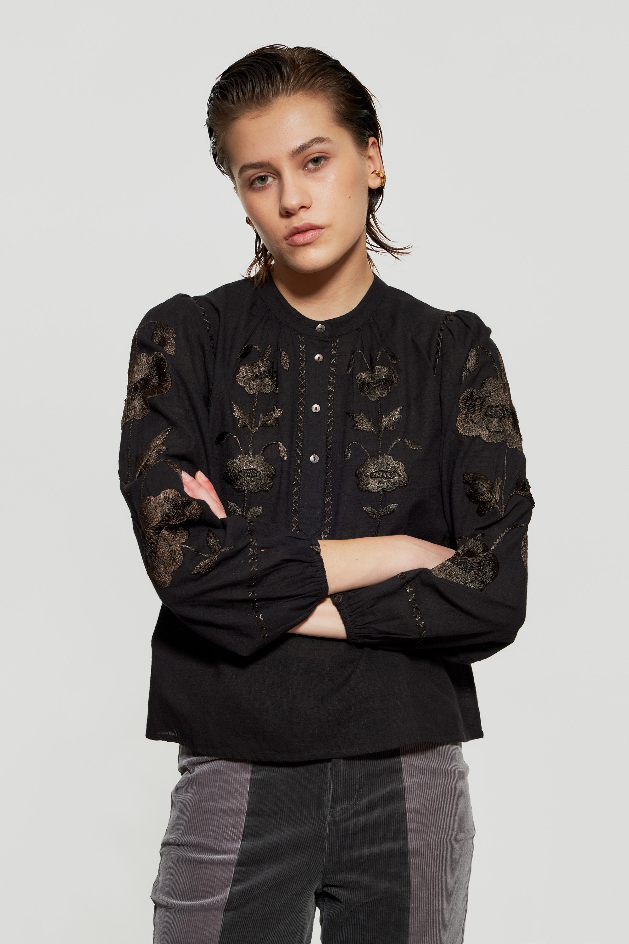 Isla embroidered blouse