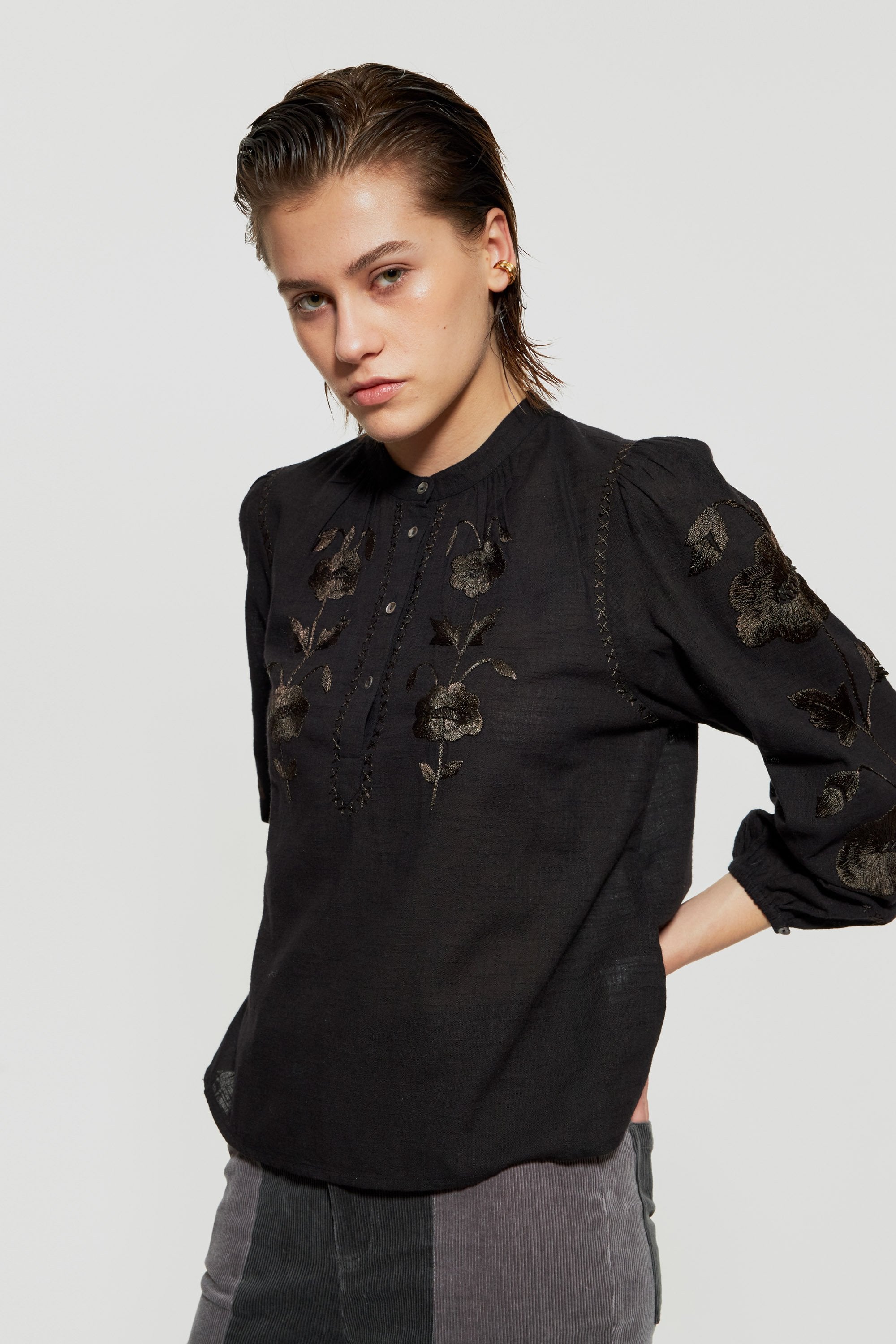 Isla embroidered blouse