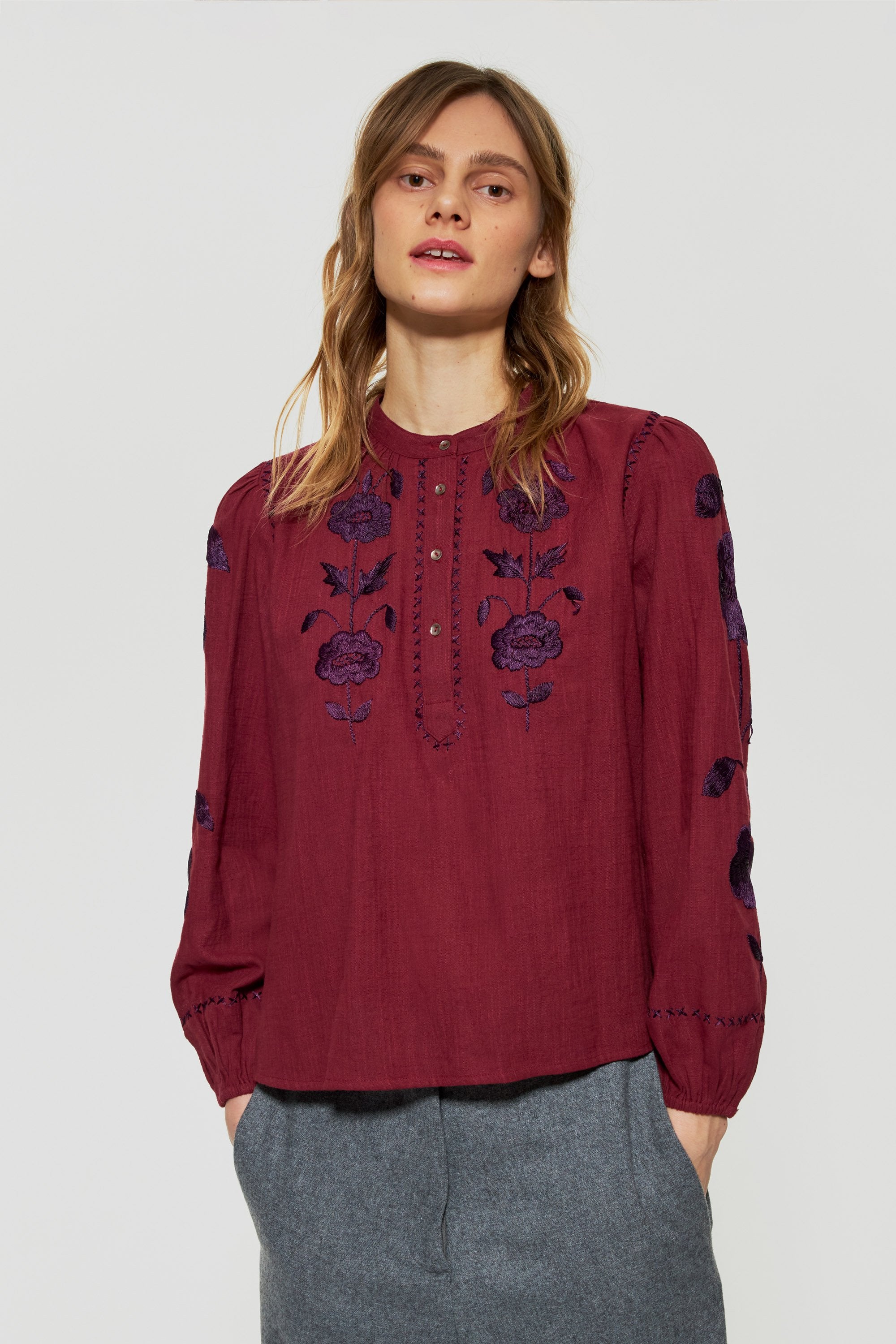 Isla embroidered blouse