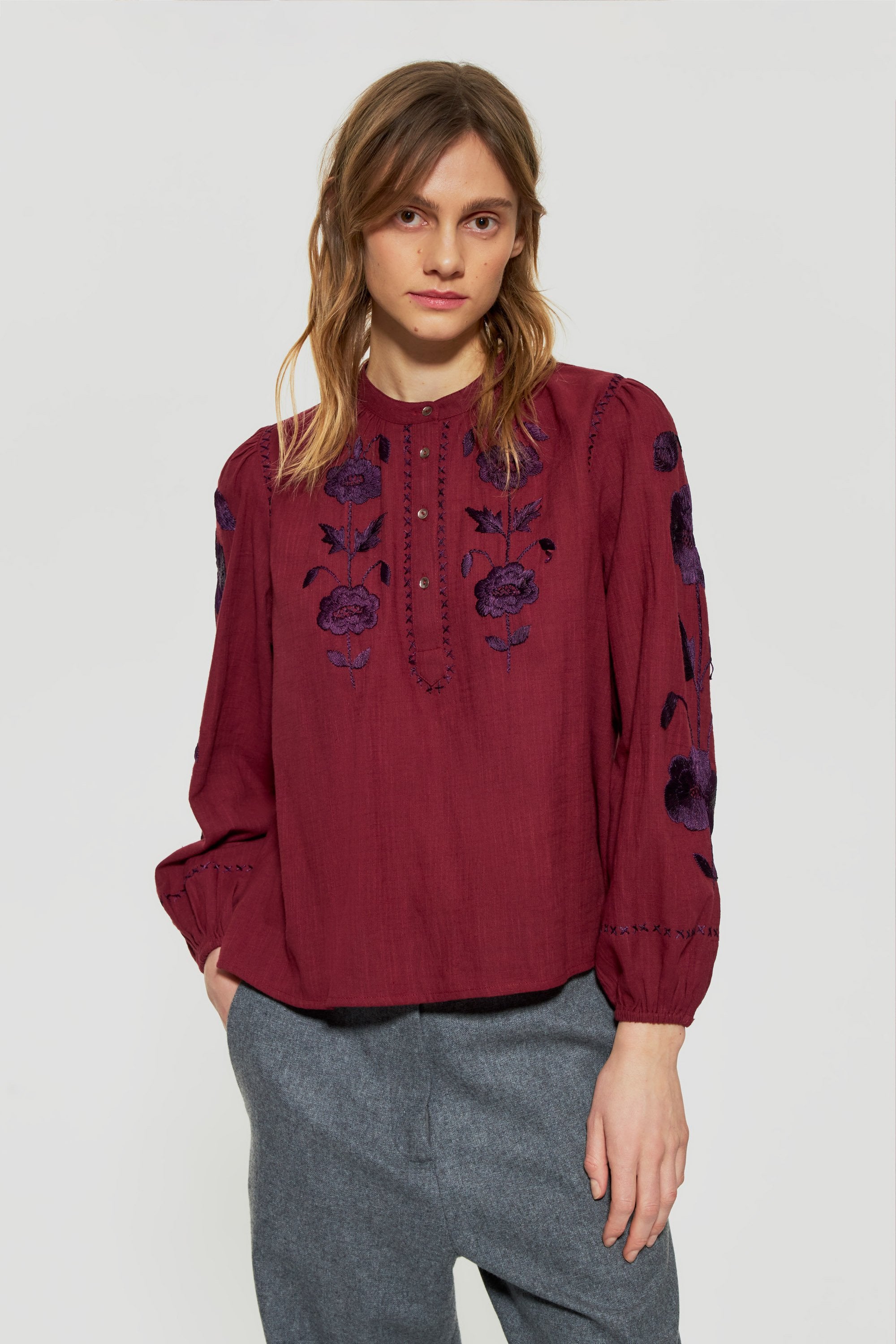 Isla embroidered blouse