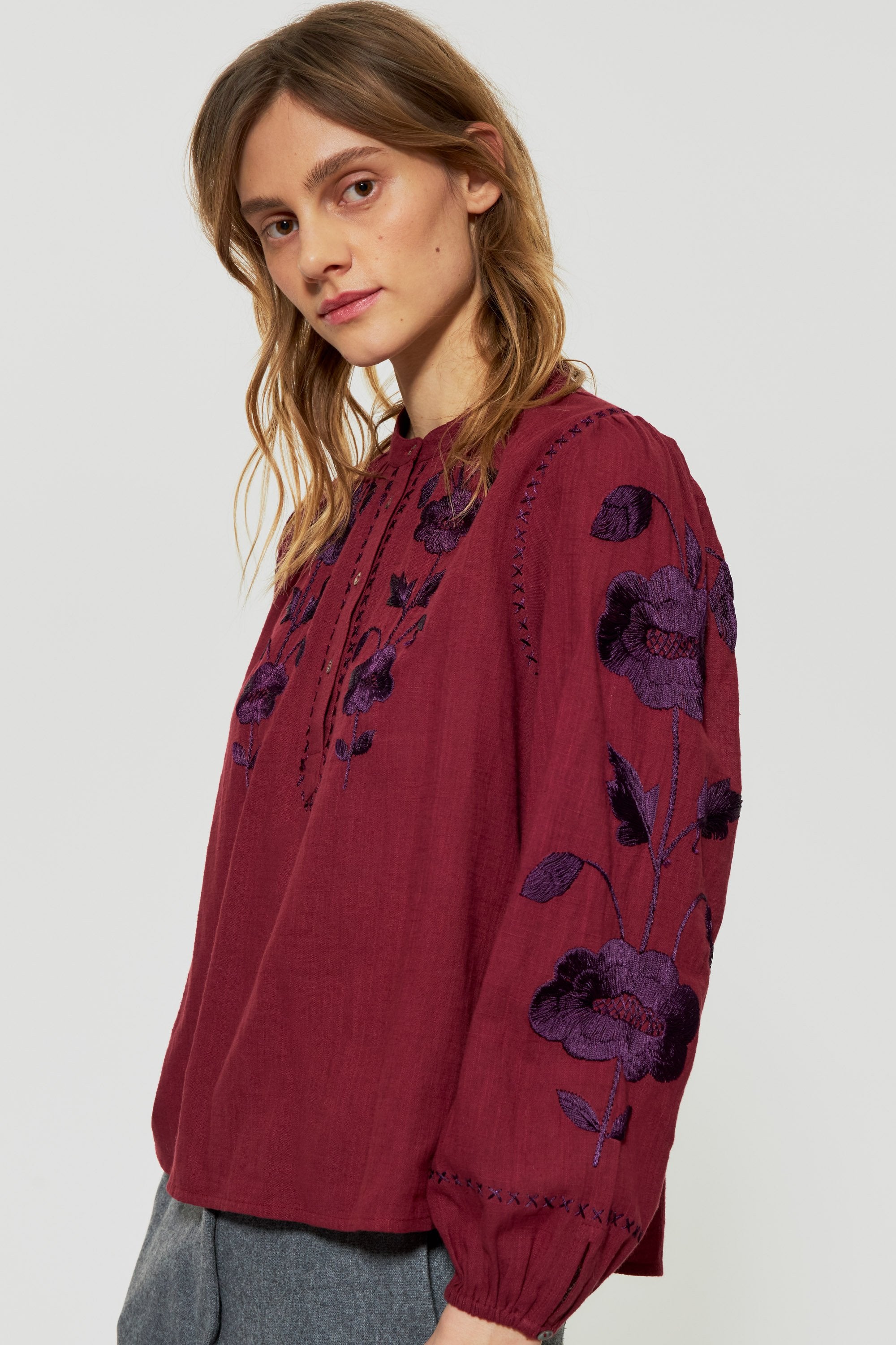 Isla embroidered blouse