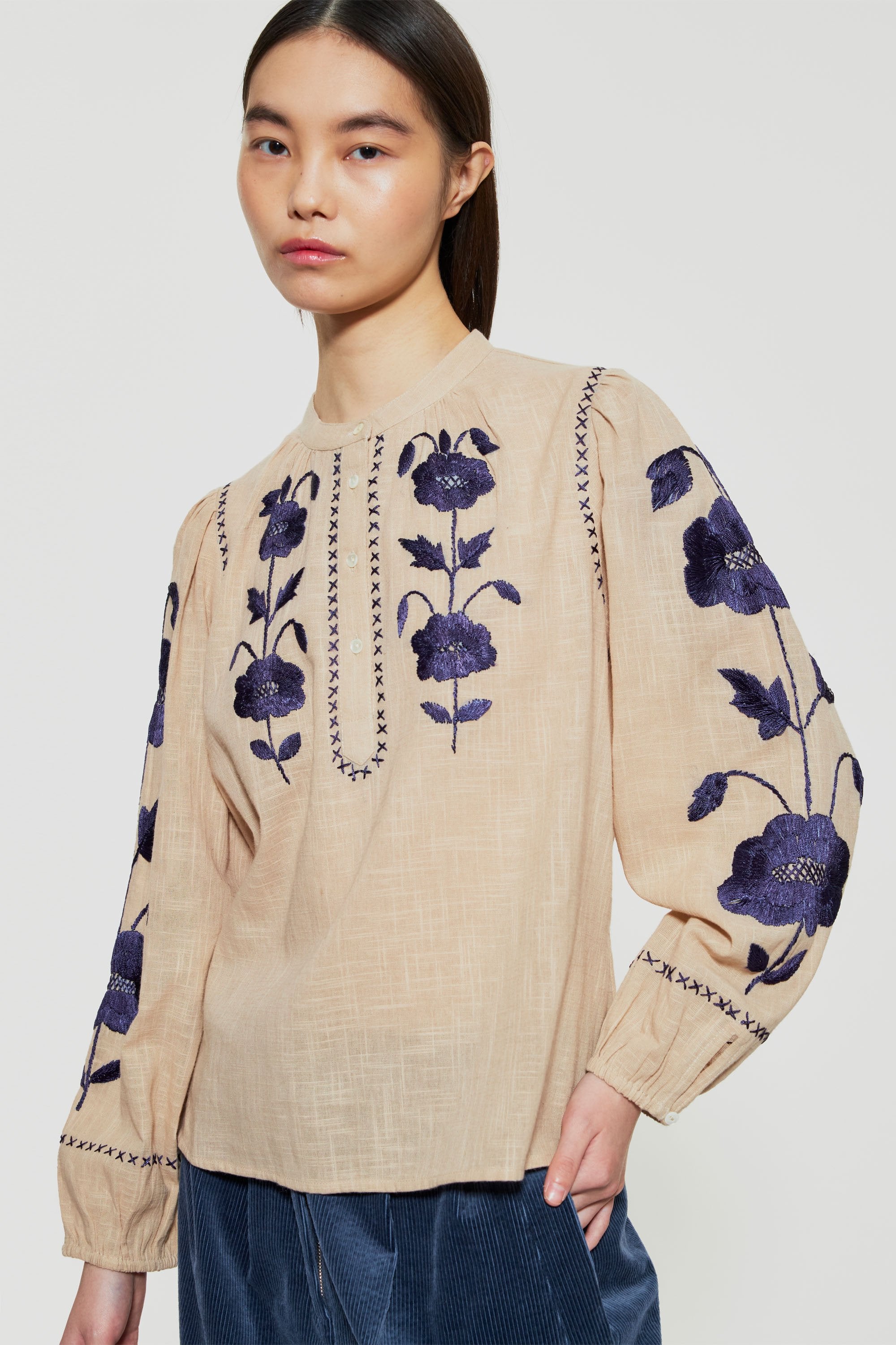 Isla embroidered blouse