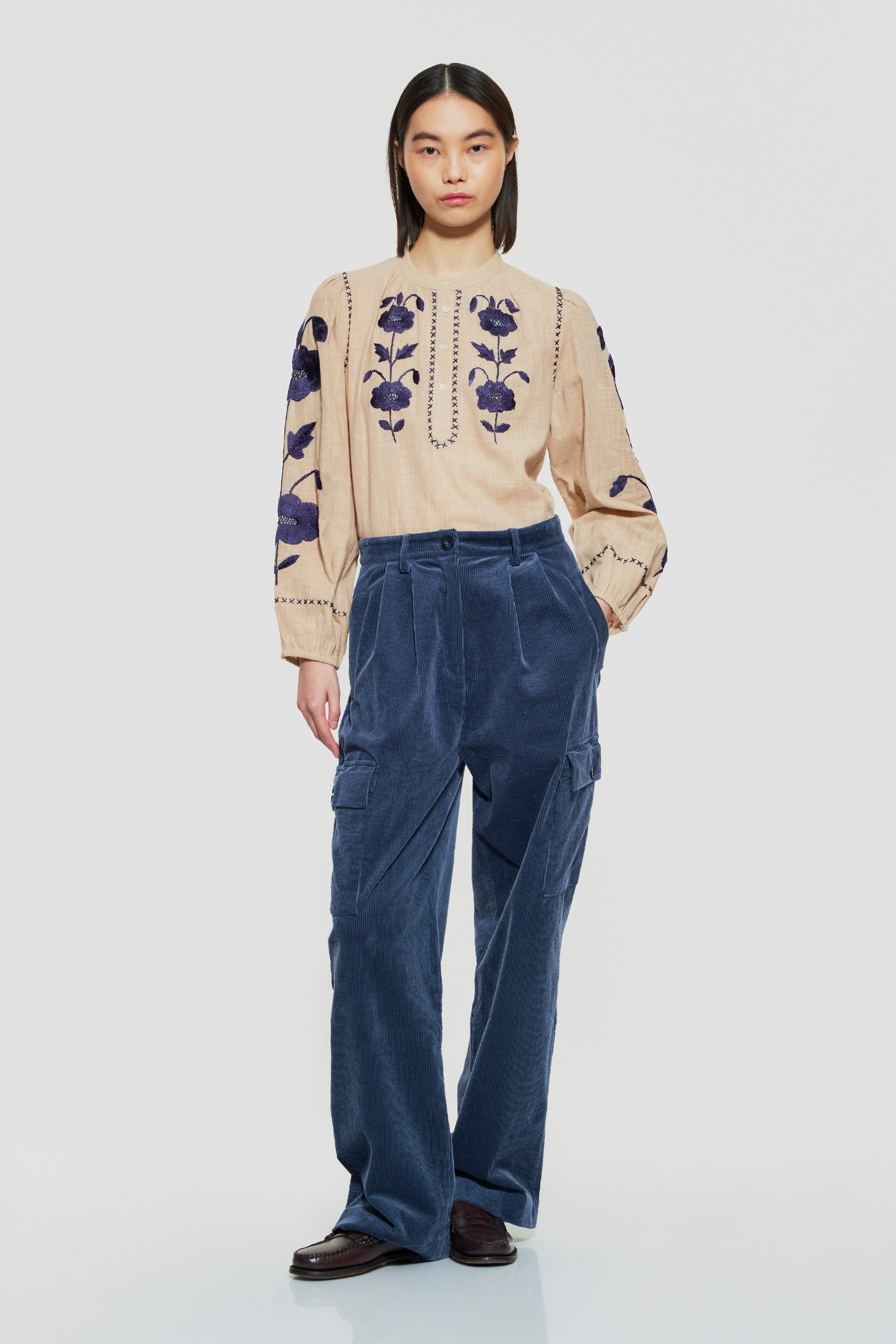 Isla embroidered blouse