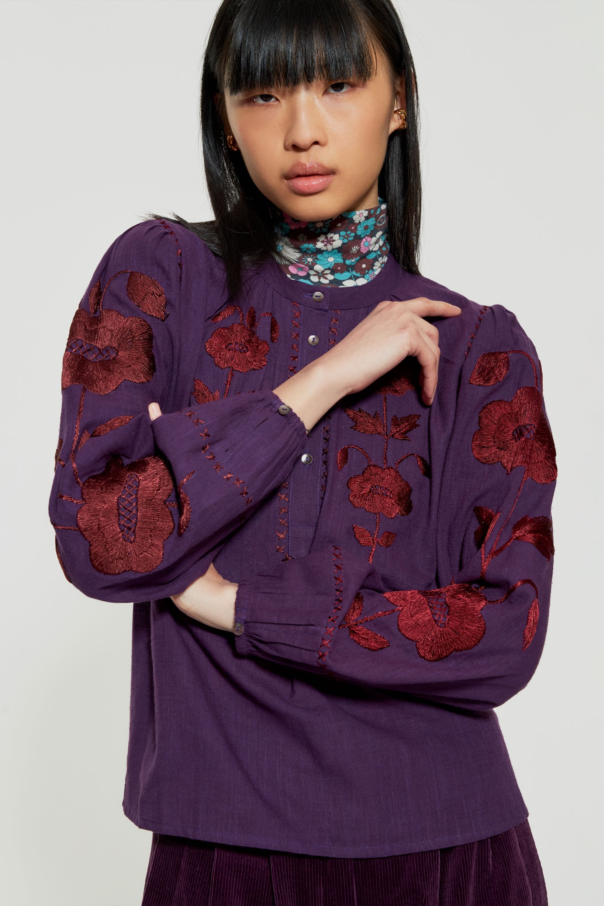 Isla embroidered blouse