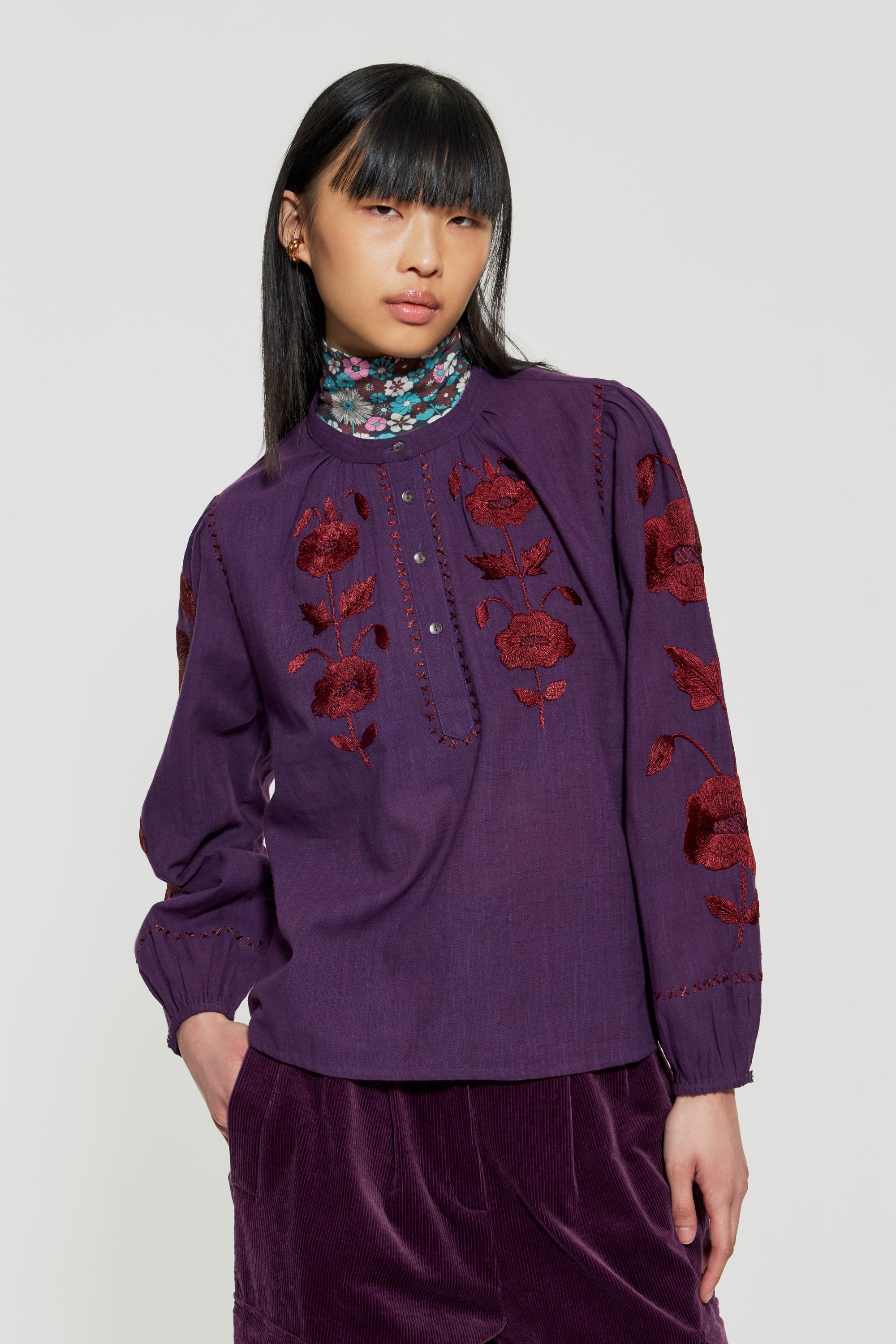 Isla embroidered blouse