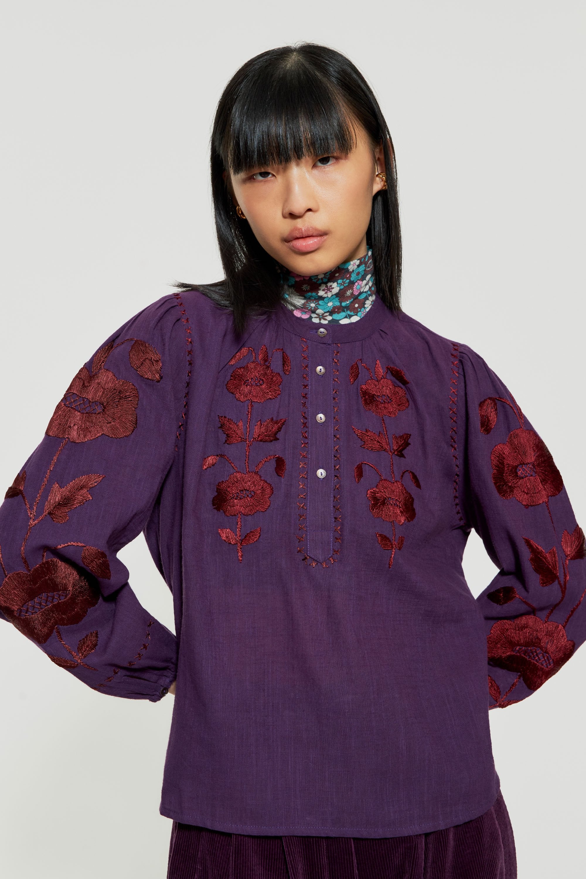 Isla embroidered blouse