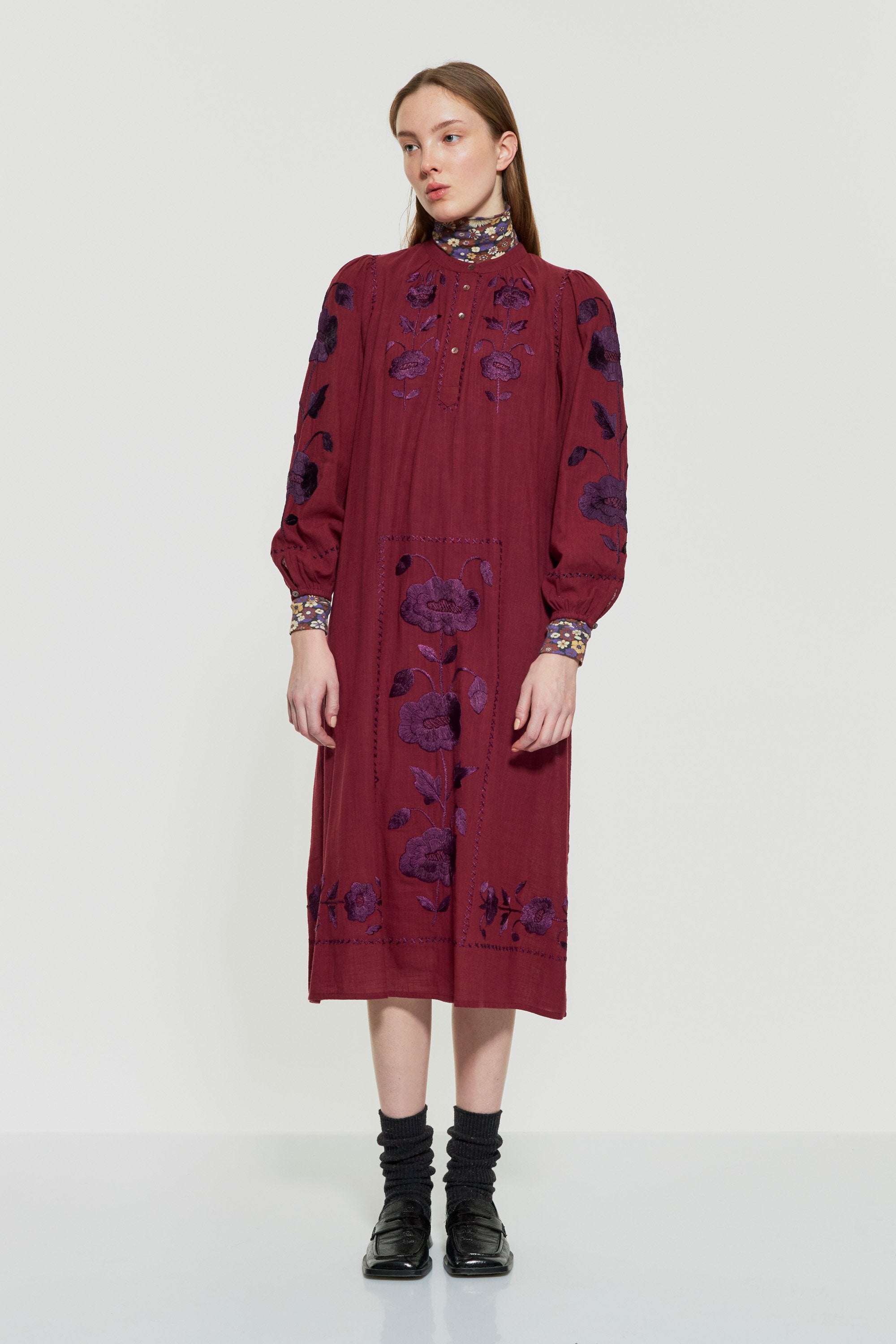Isla embroidered dress