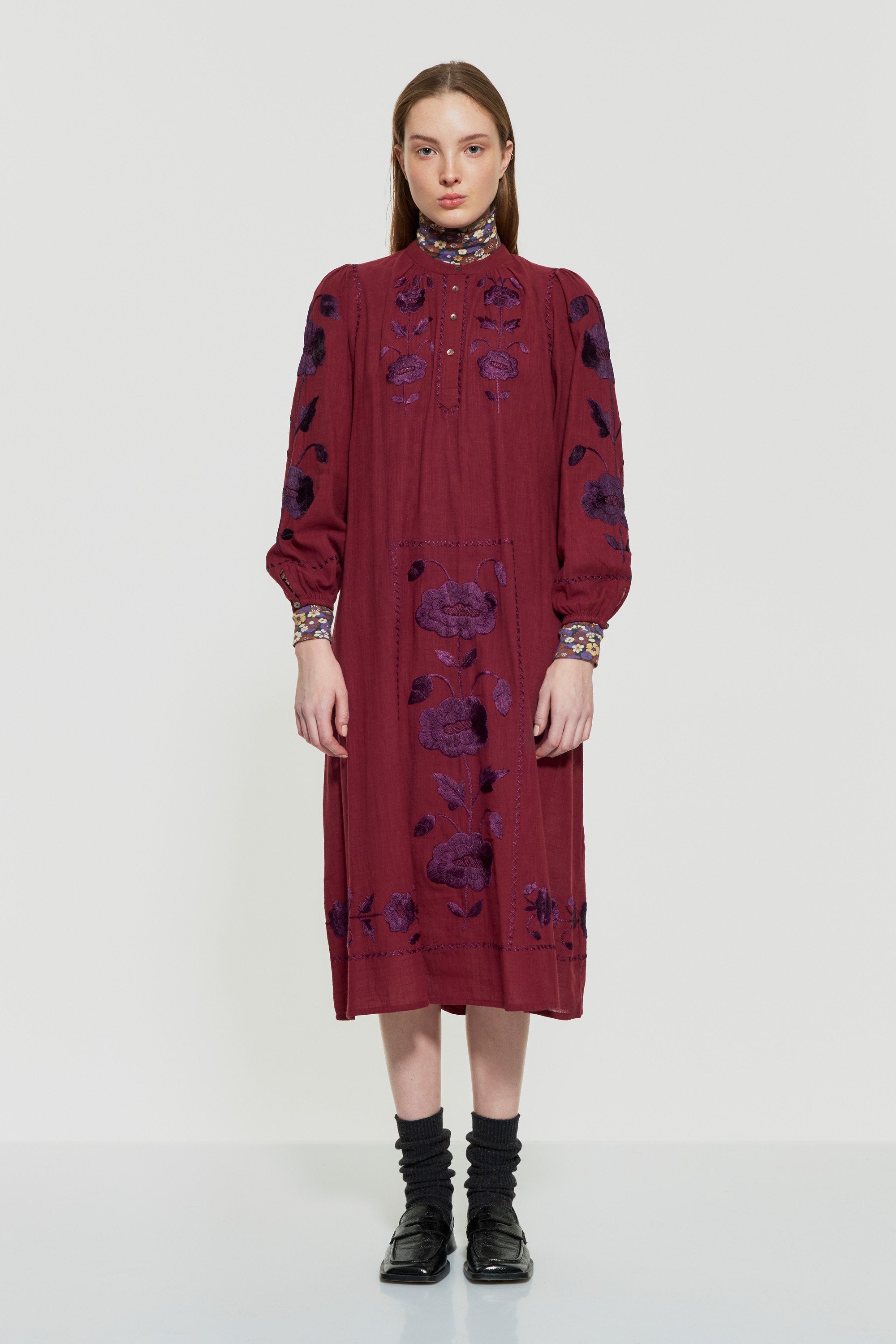 Isla embroidered dress