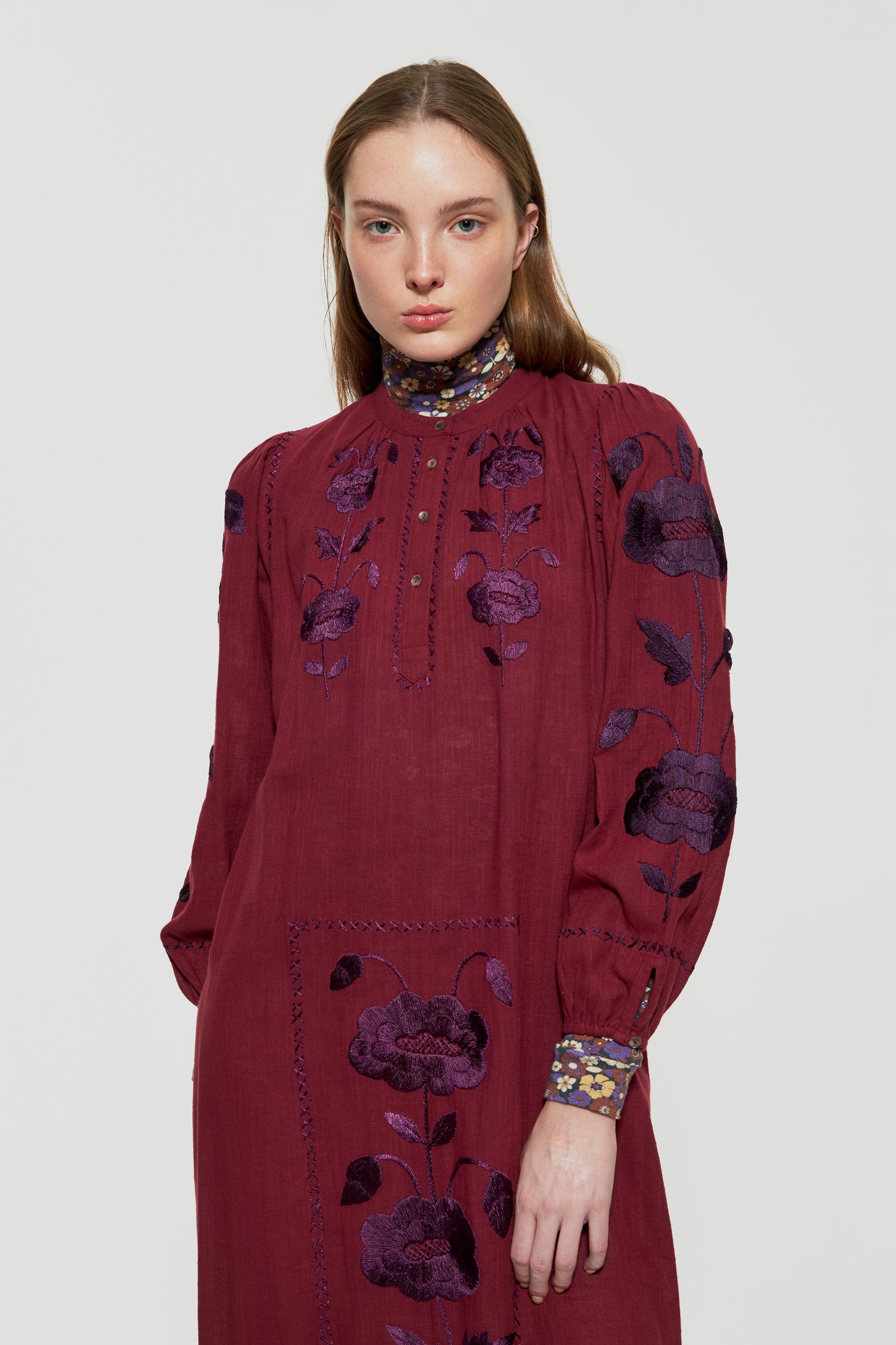 Isla embroidered dress