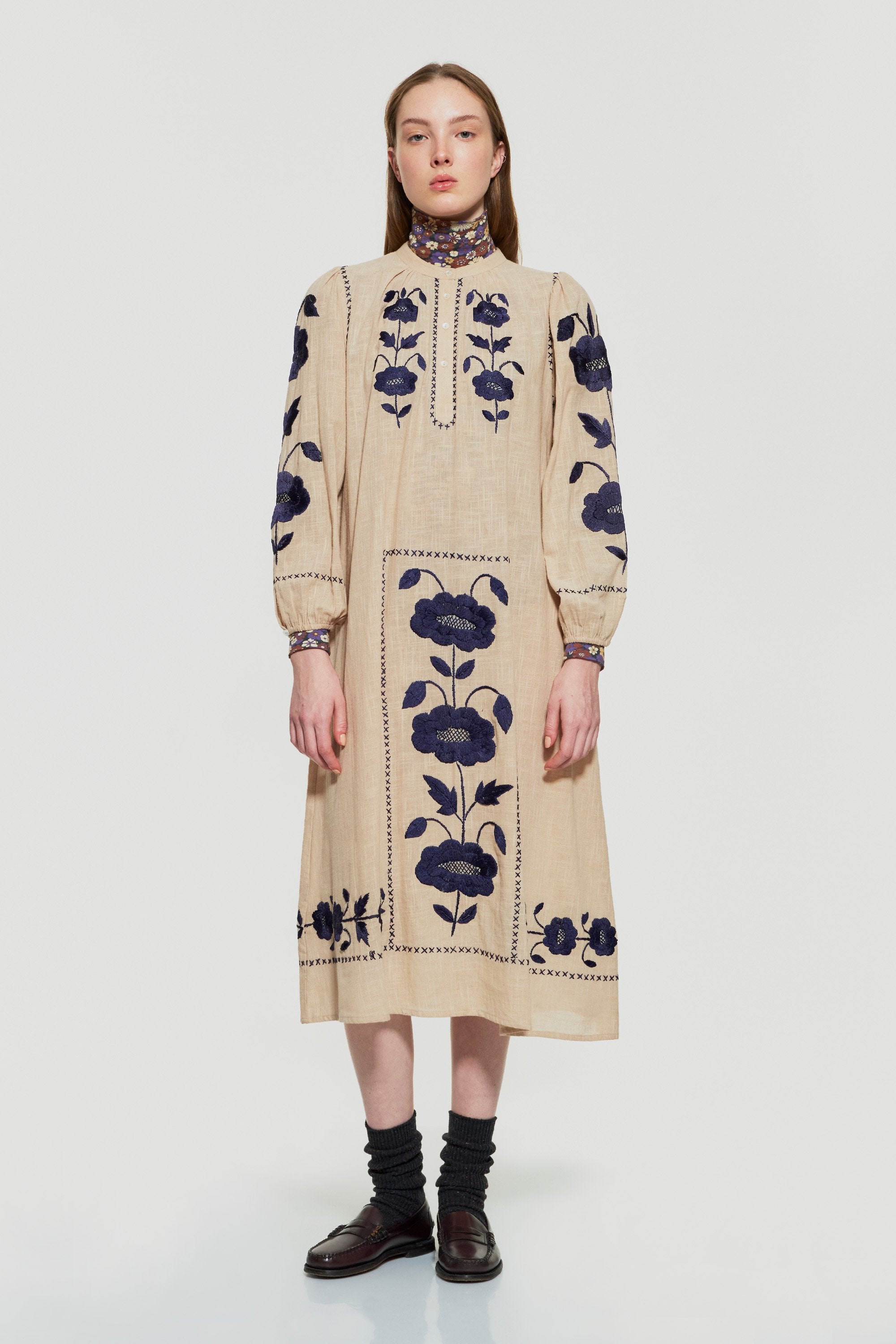 Isla embroidered dress