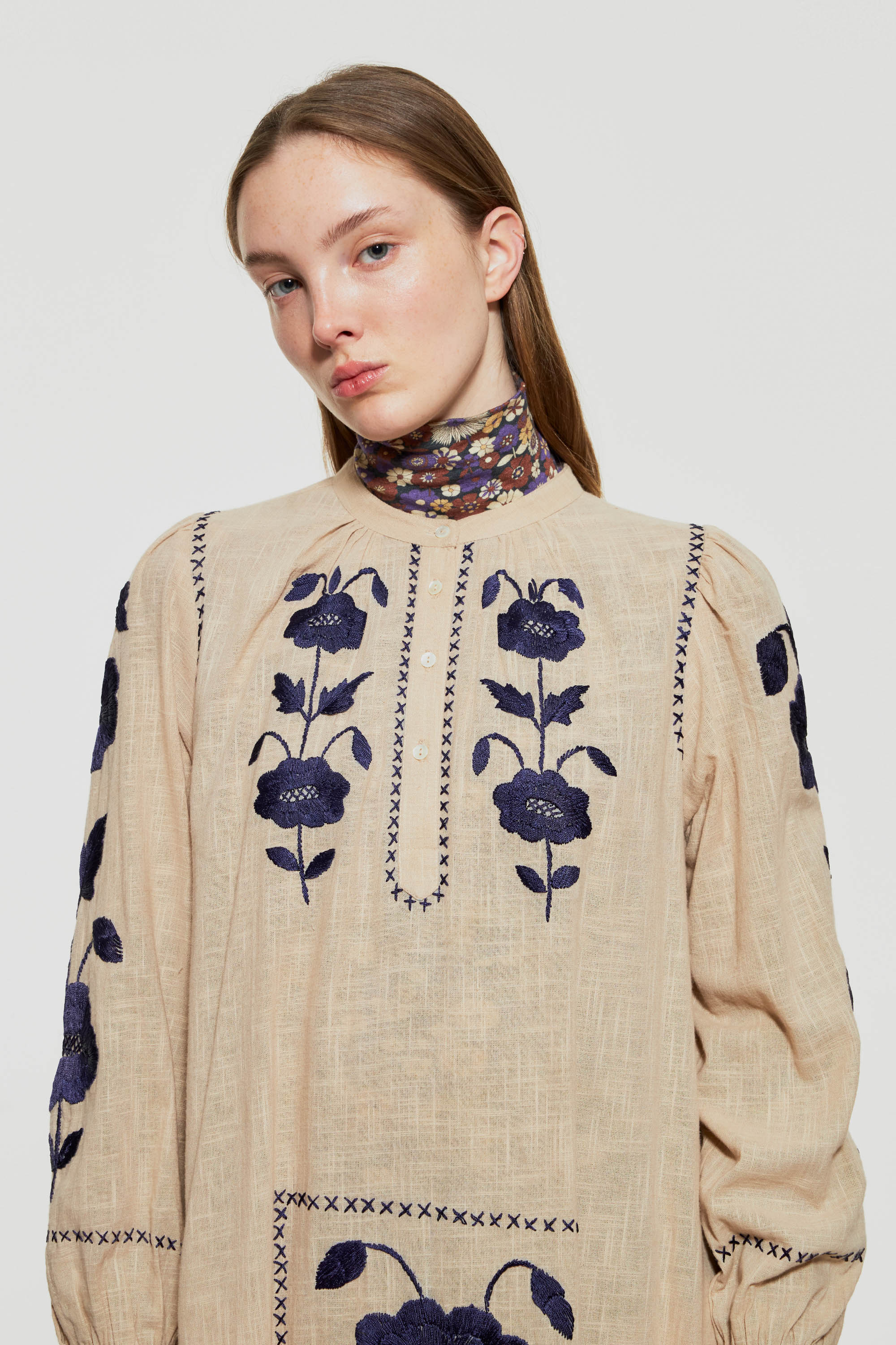 Isla embroidered dress