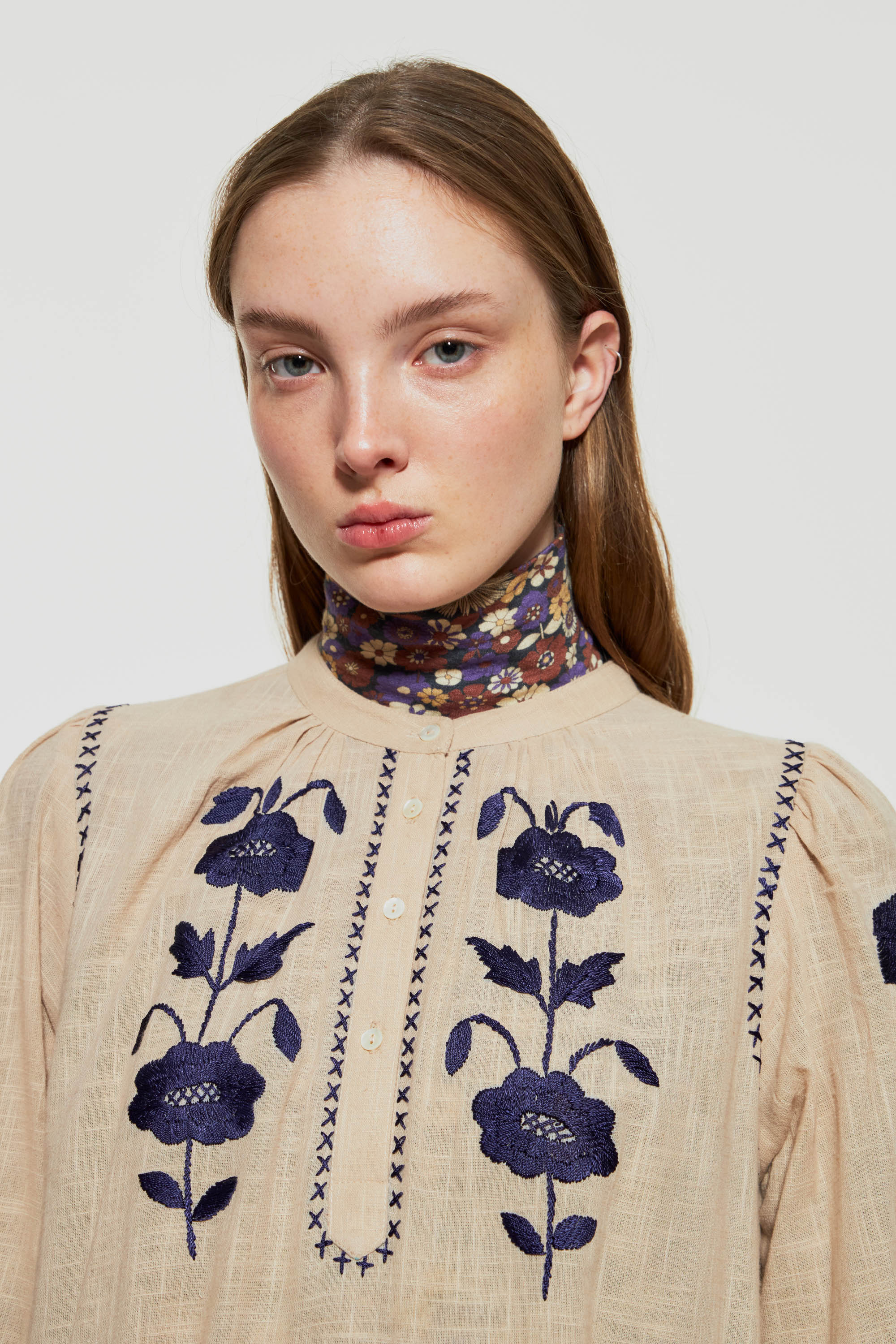 Isla embroidered dress