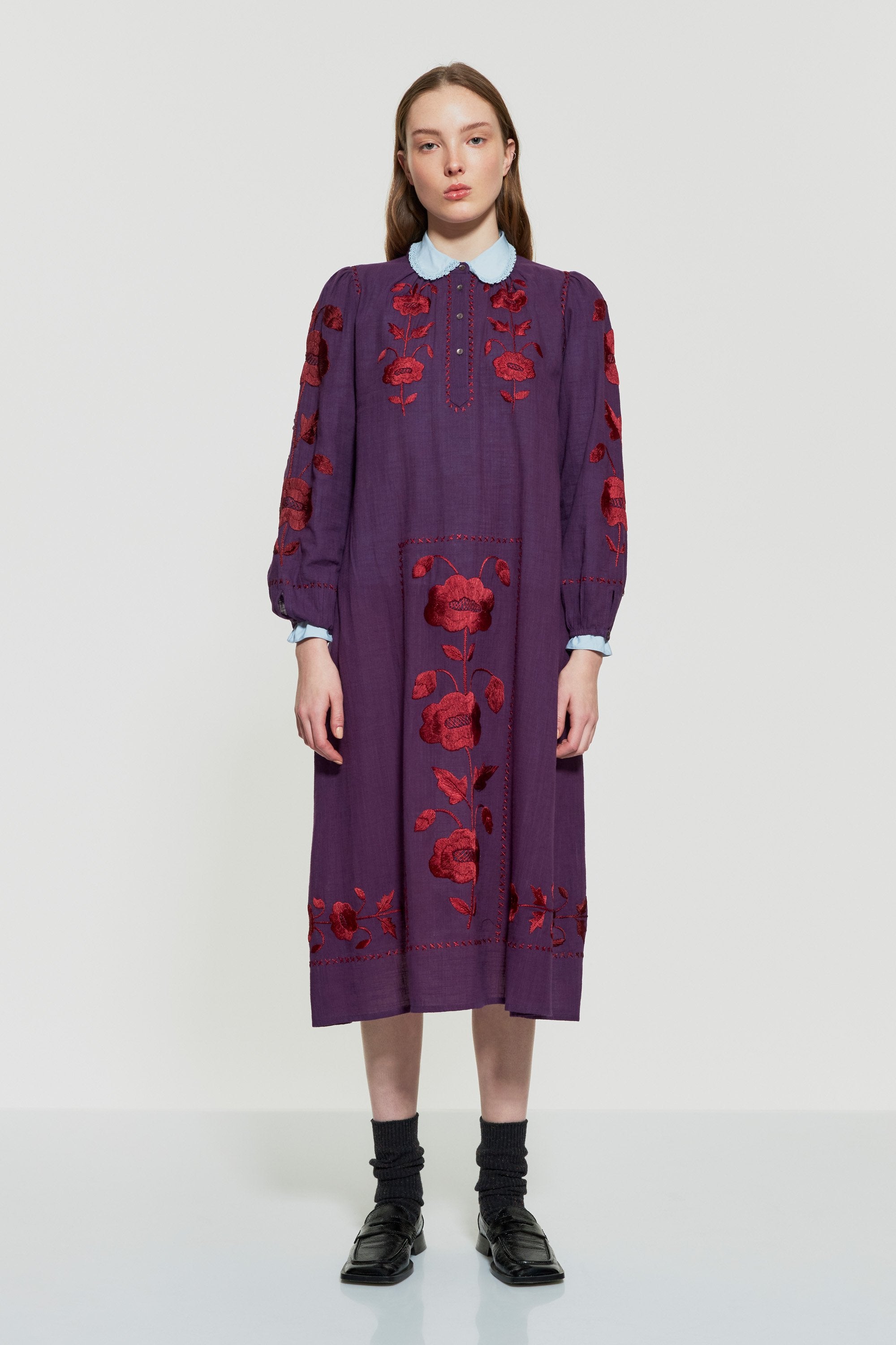 Isla embroidered dress