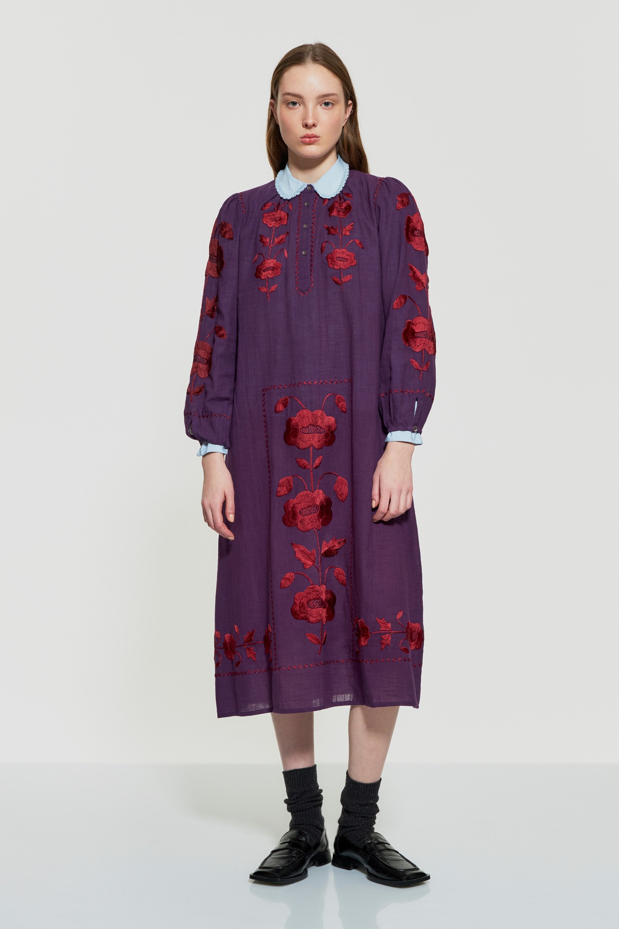 Isla embroidered dress