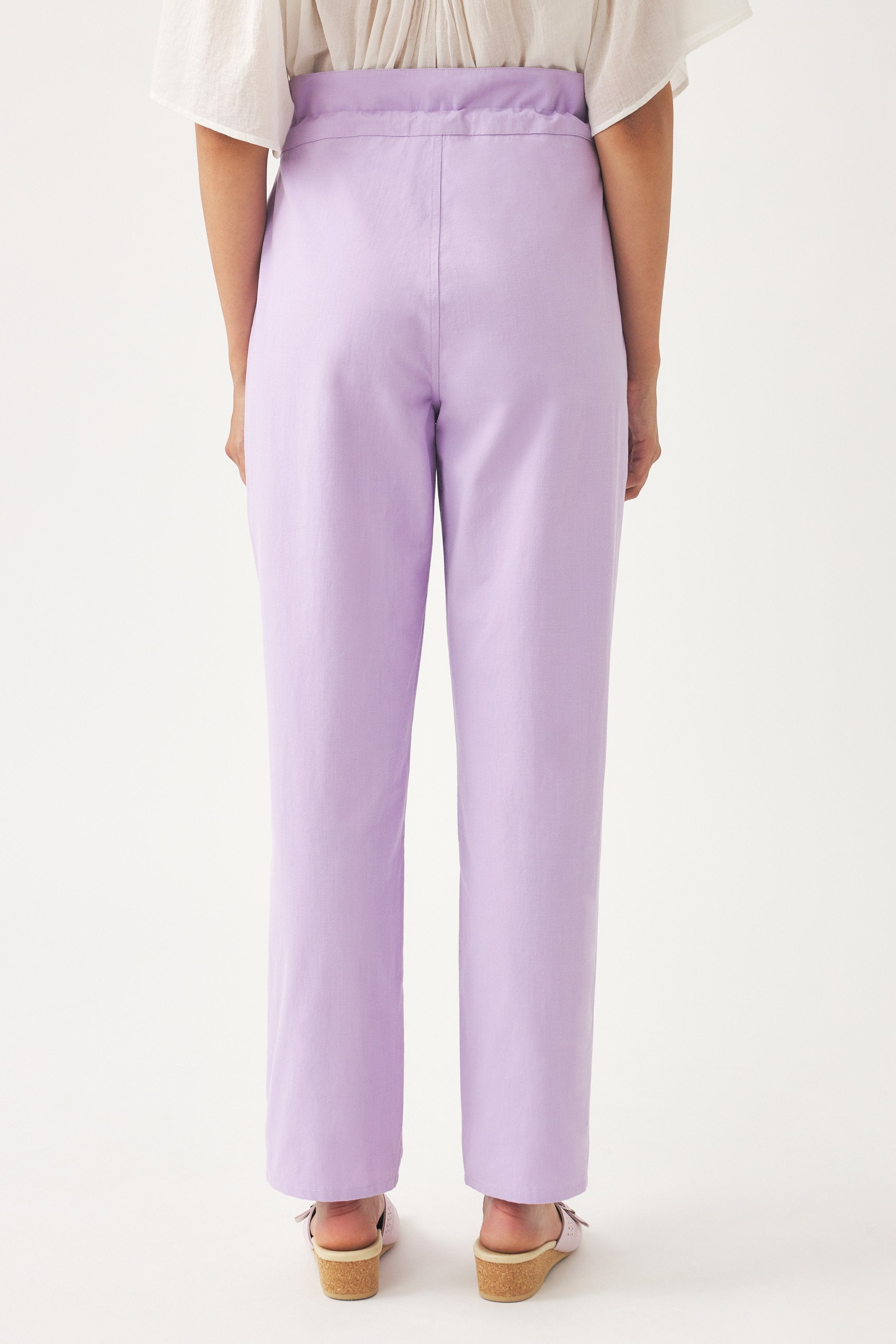 Pantalon en toile de coton Kimi