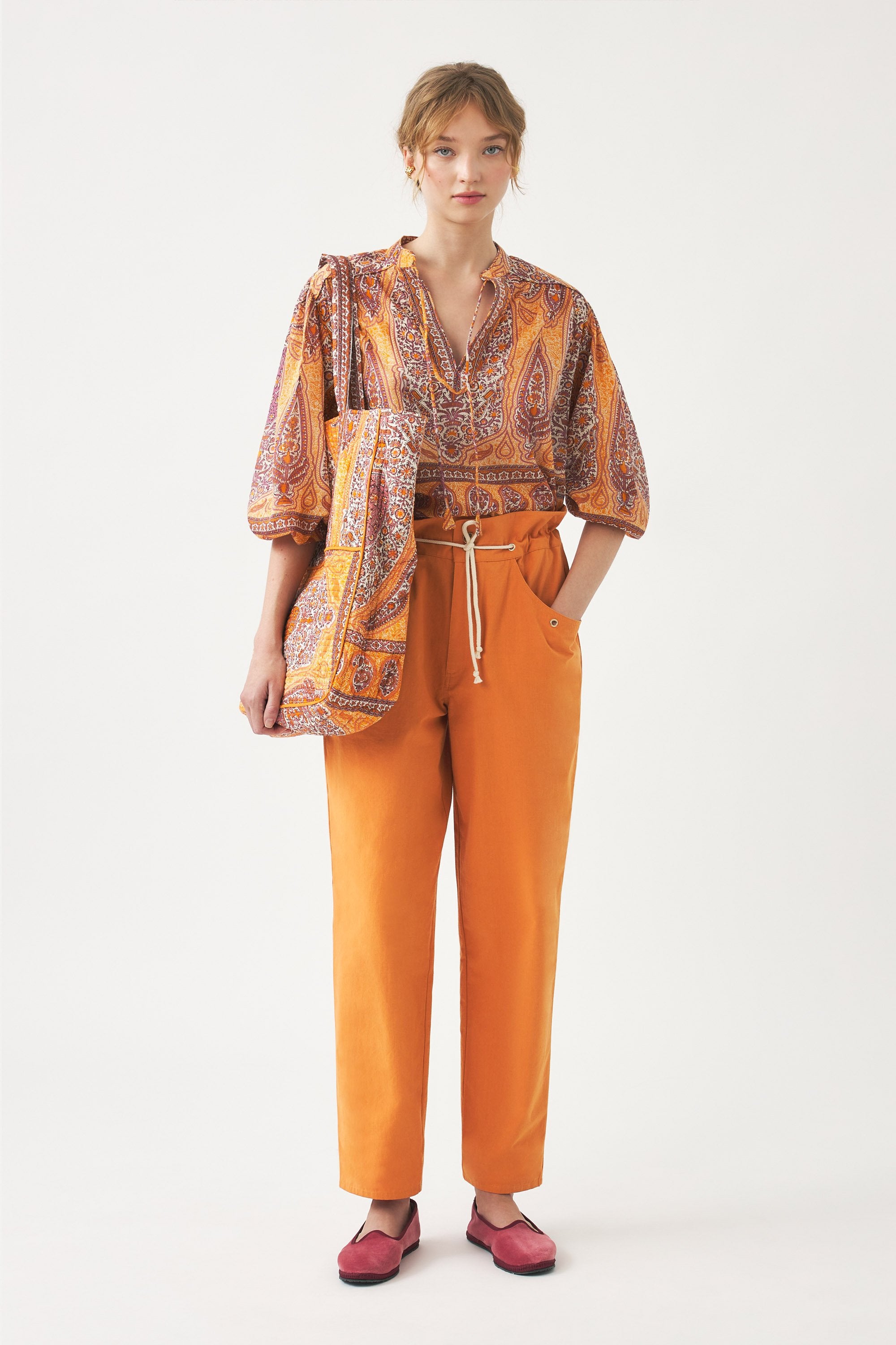 Cotton canvas trousers Kimi
