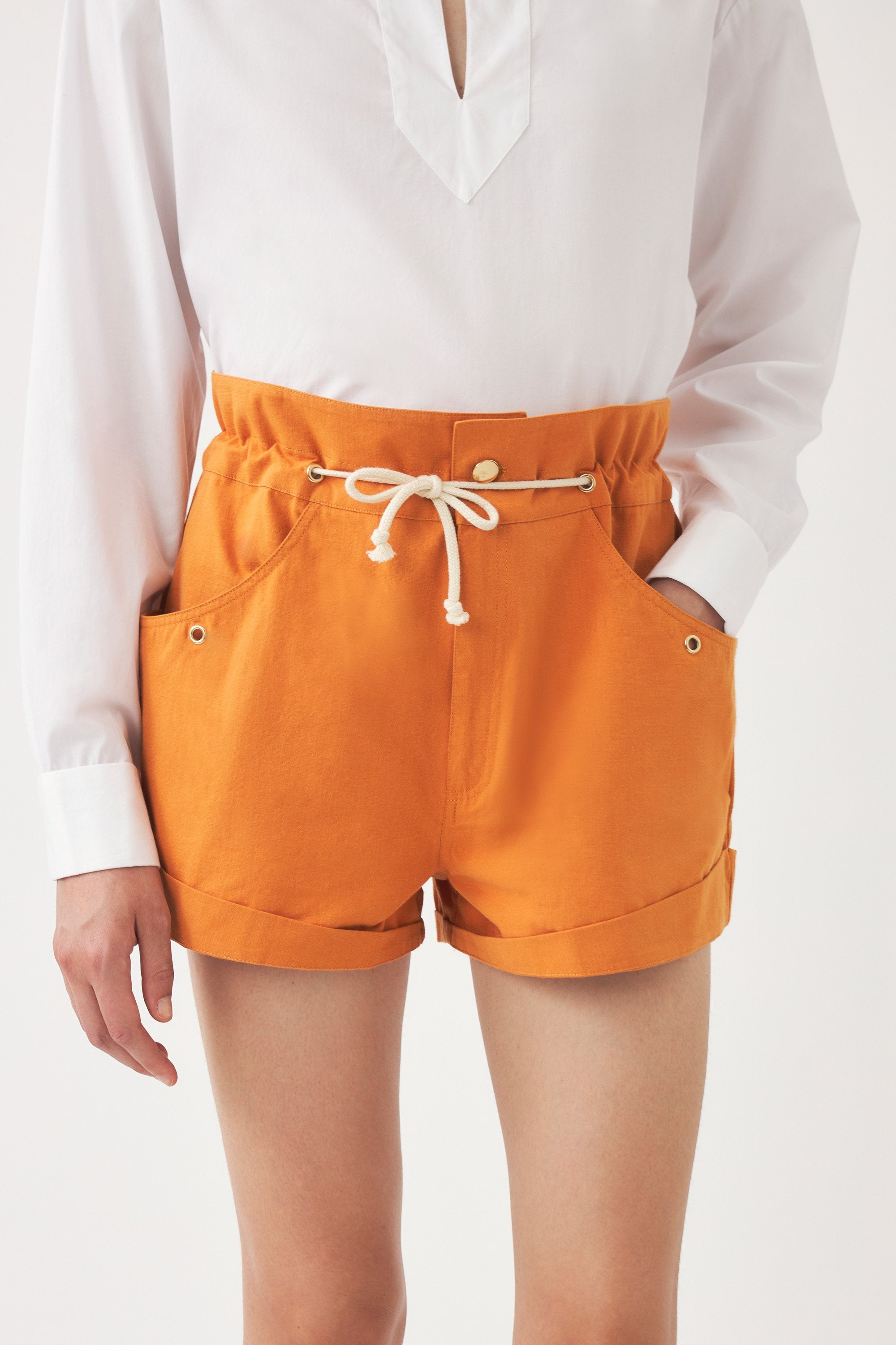 Cotton canvas shorts Kimi