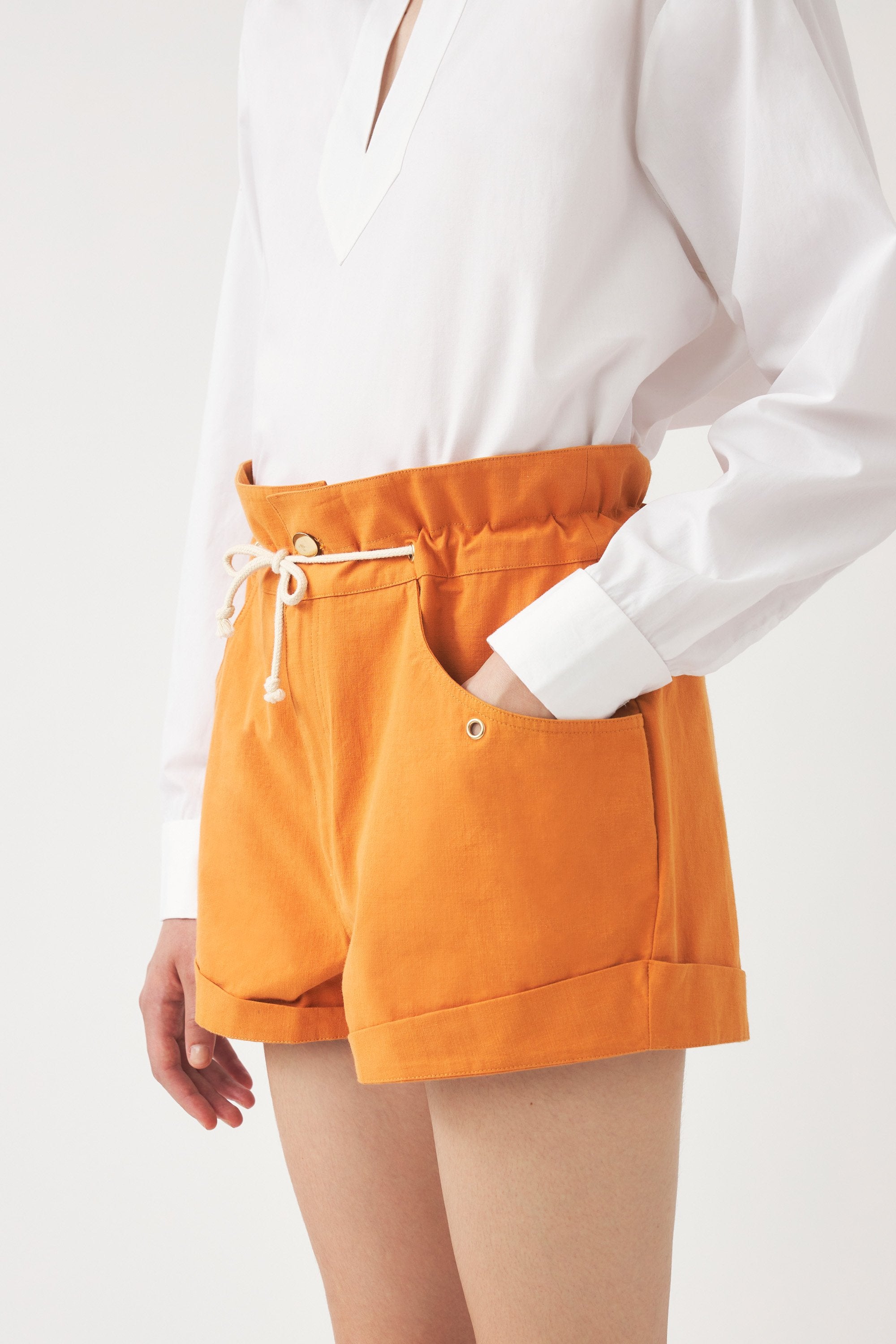 Cotton canvas shorts Kimi