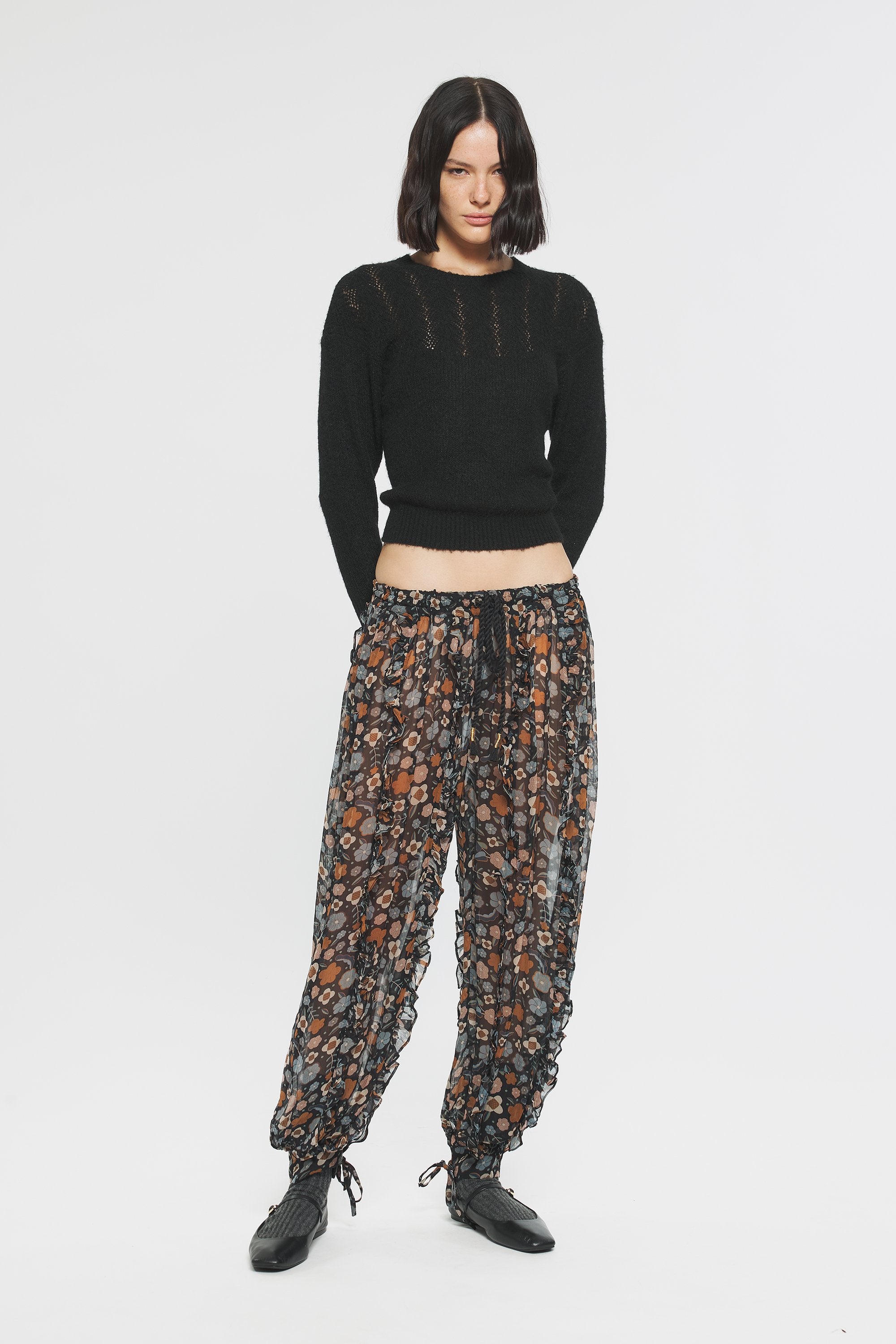 Leila Printed harem pants