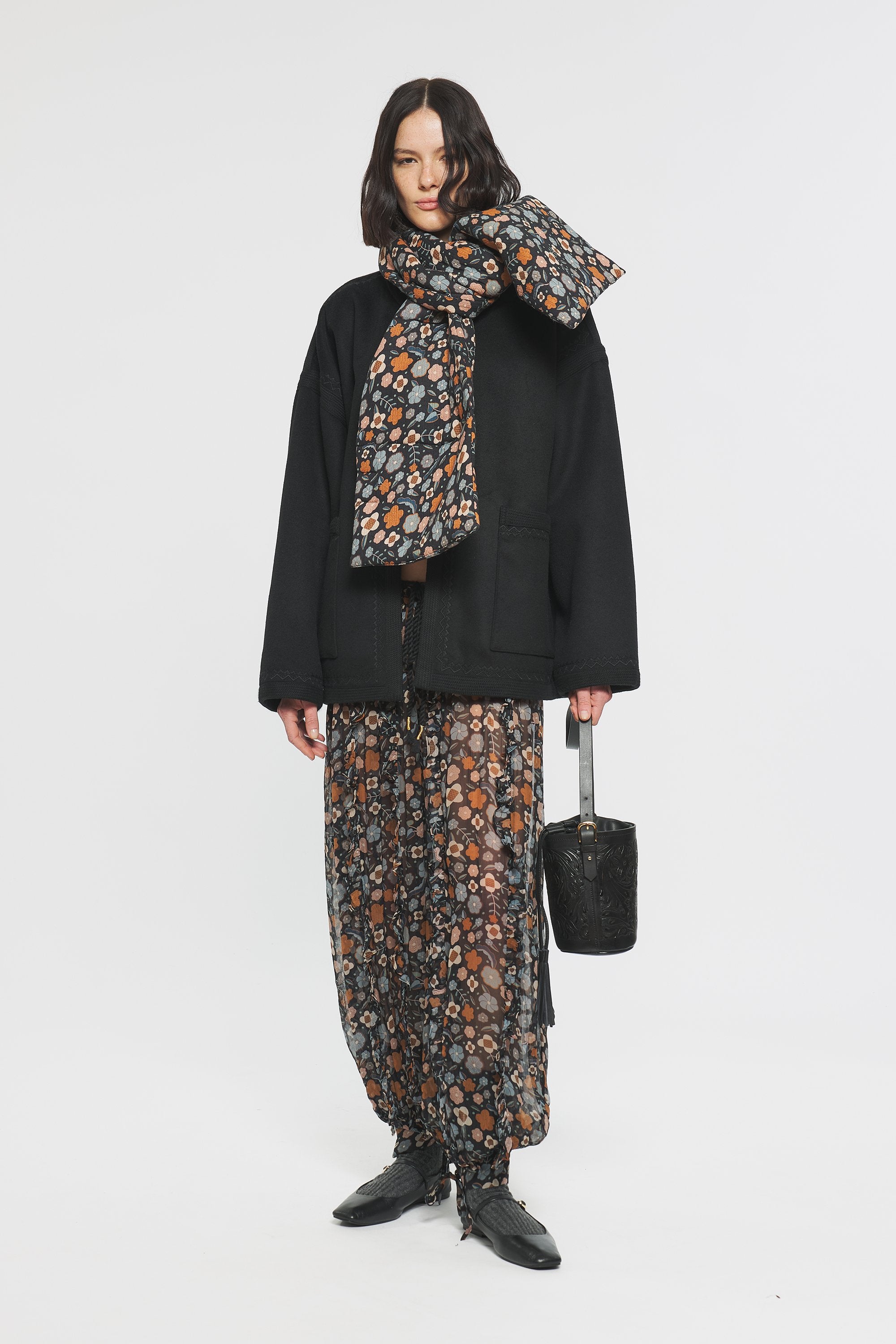 Leila Printed harem pants