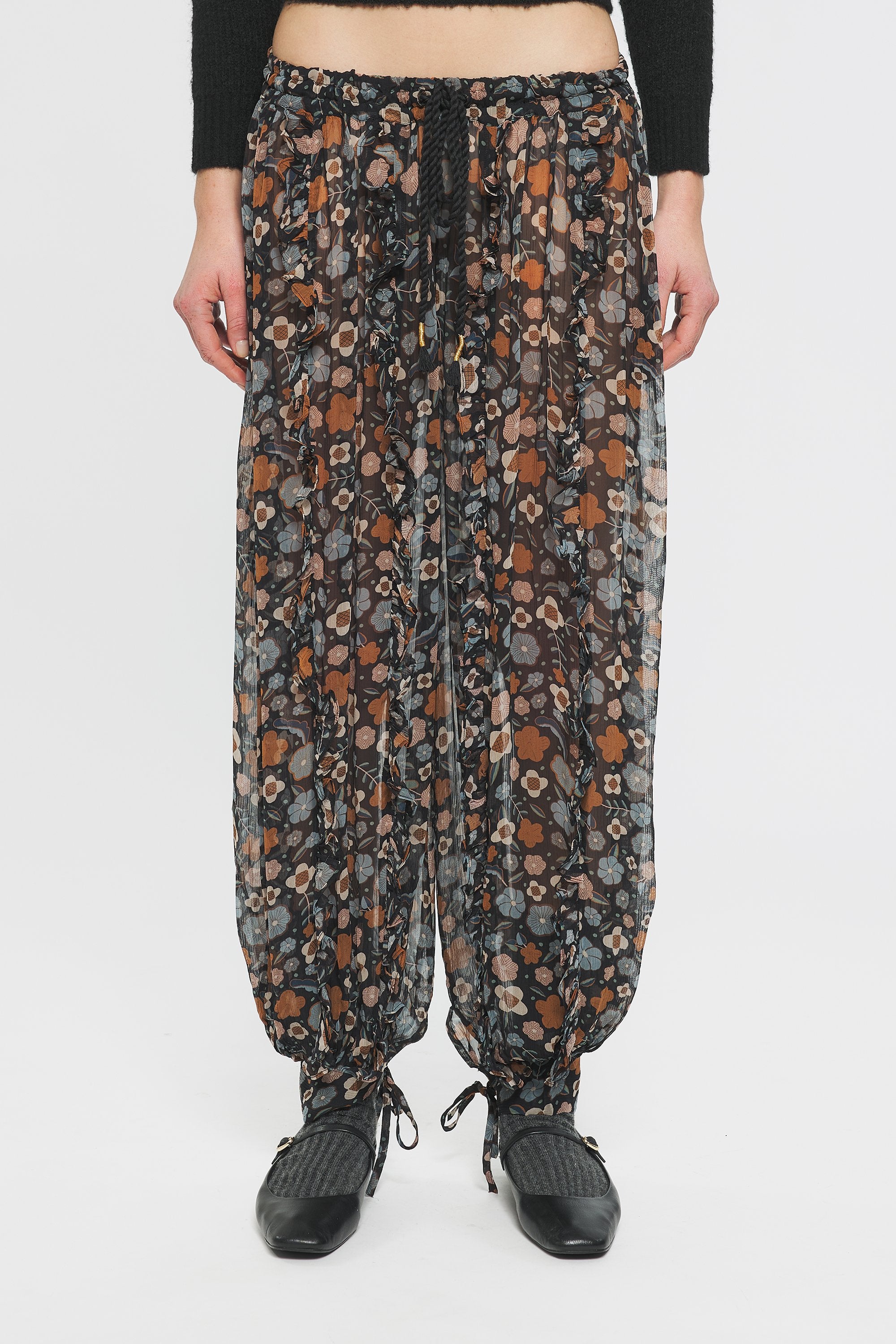 Leila Printed harem pants