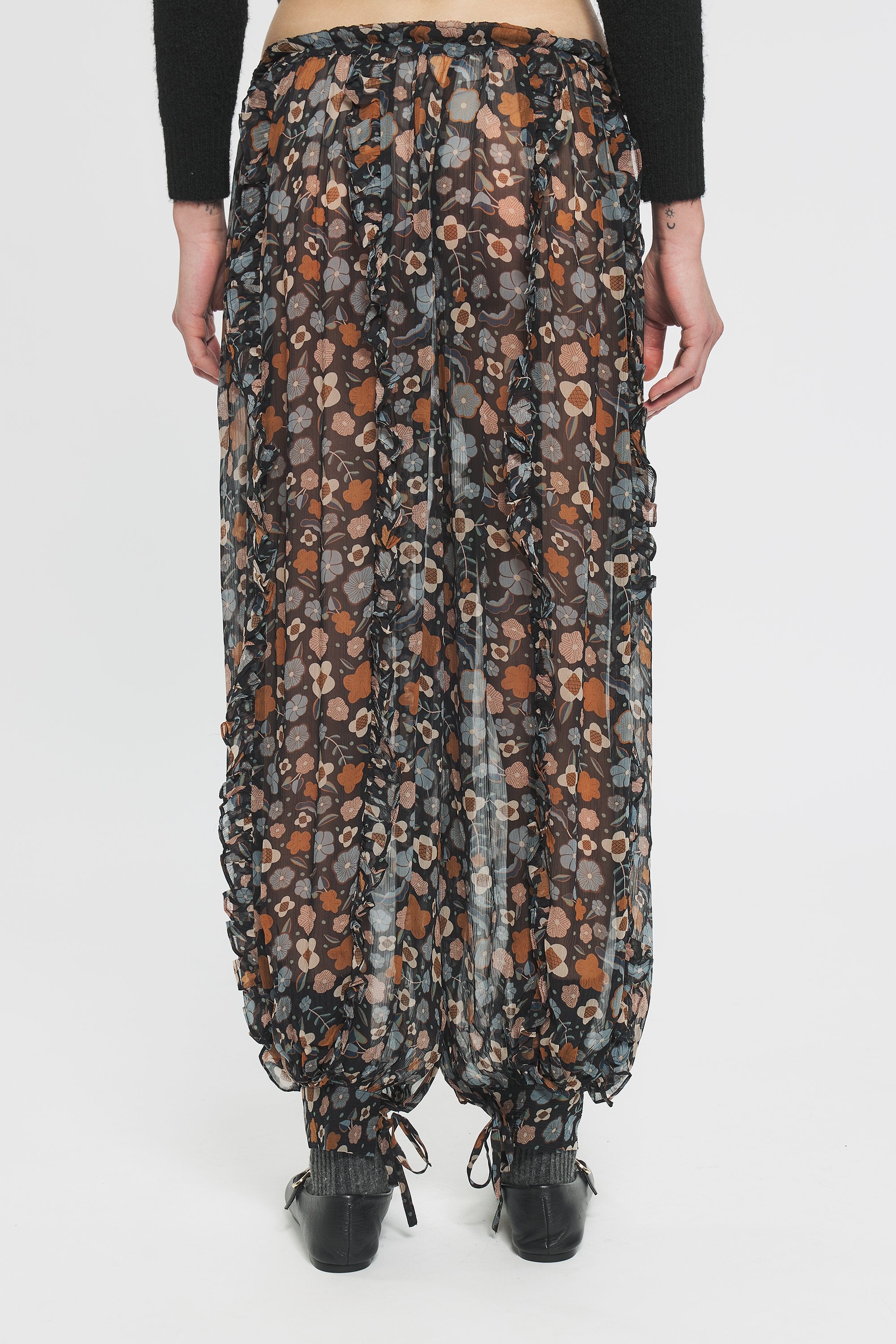 Leila Printed harem pants