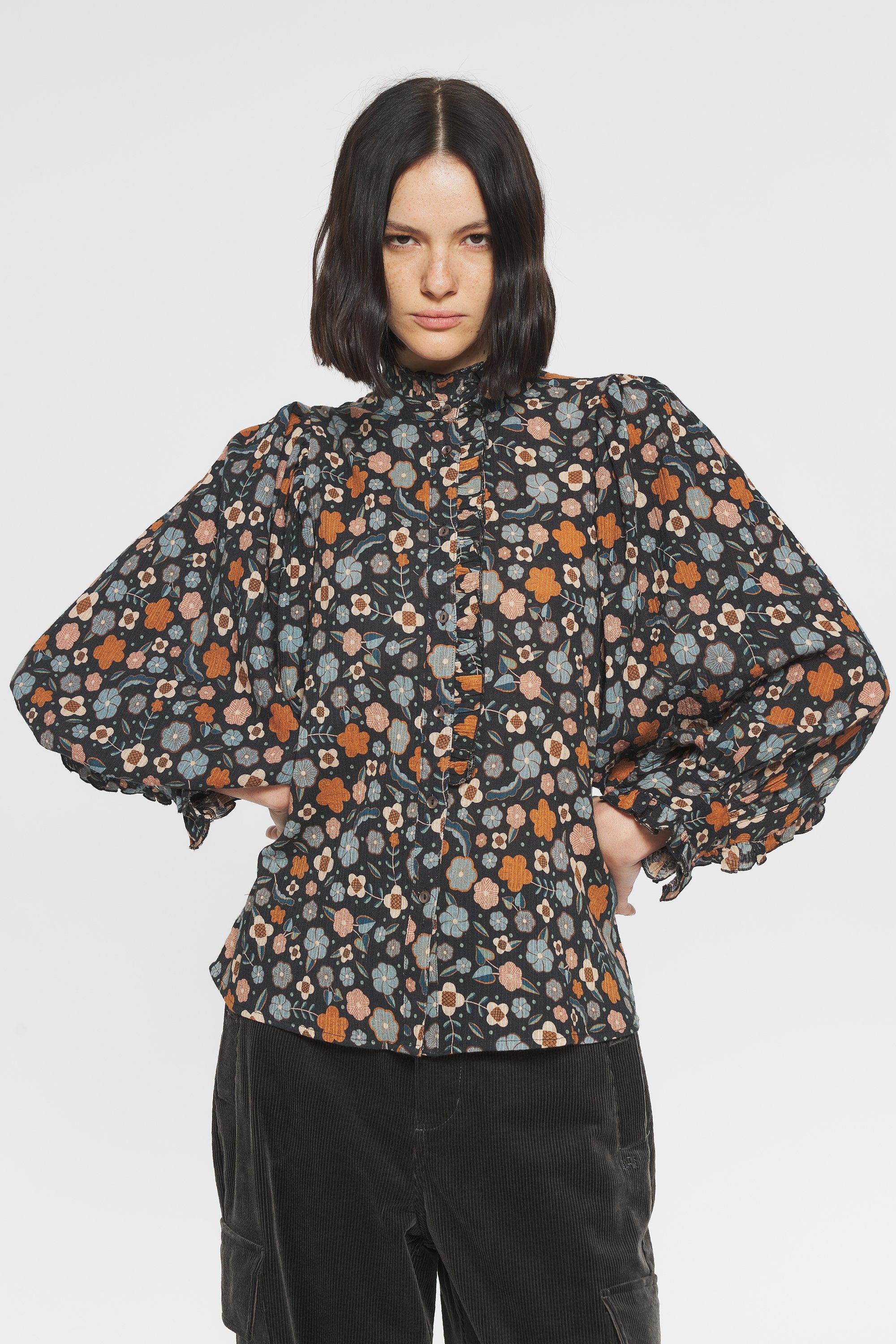 Blouse imprimée Leo
