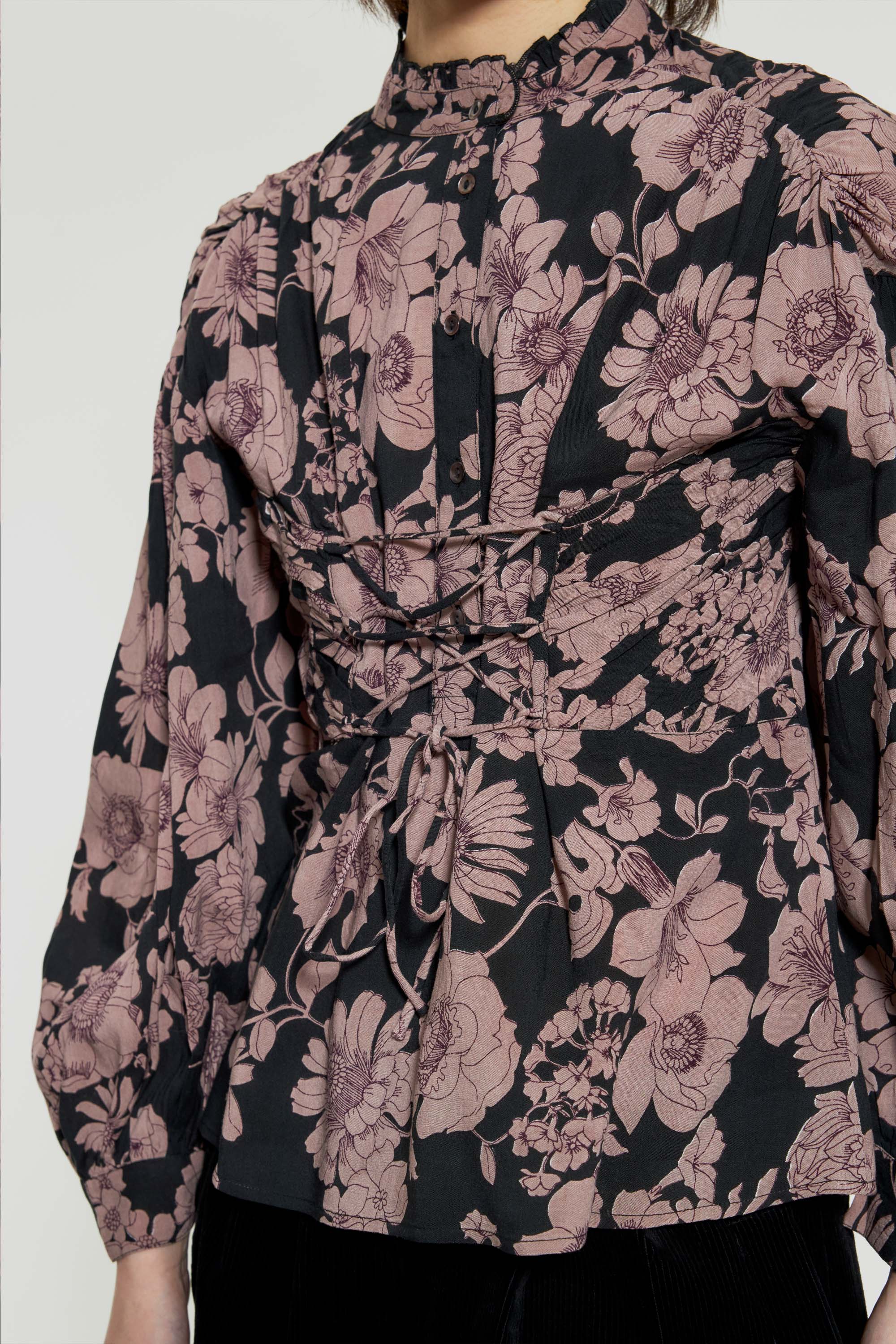 Bluse im Korsettstil Leonie