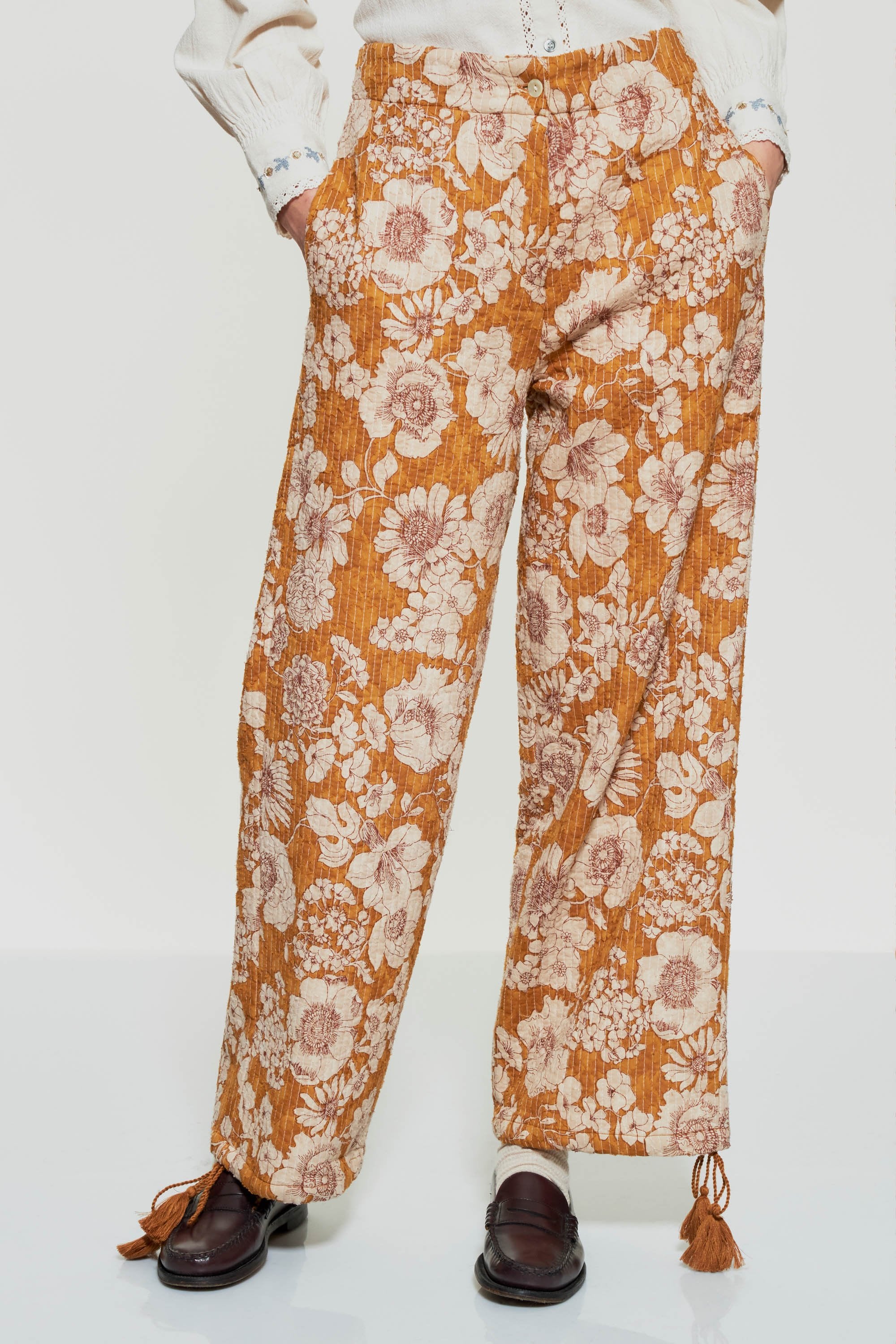 Leonie print trousers