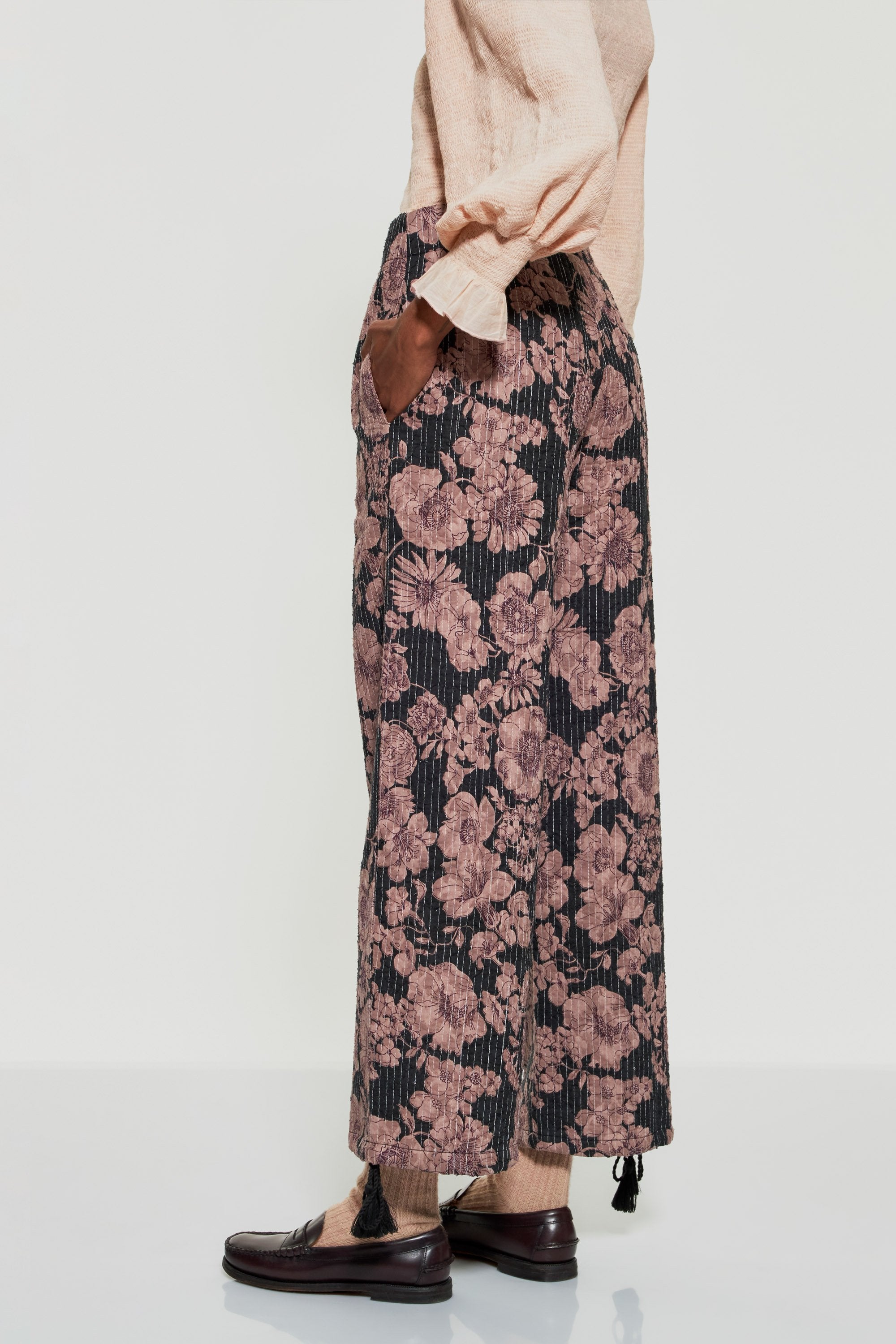 Leonie print trousers