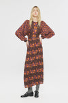 Magalie Print maxi dress