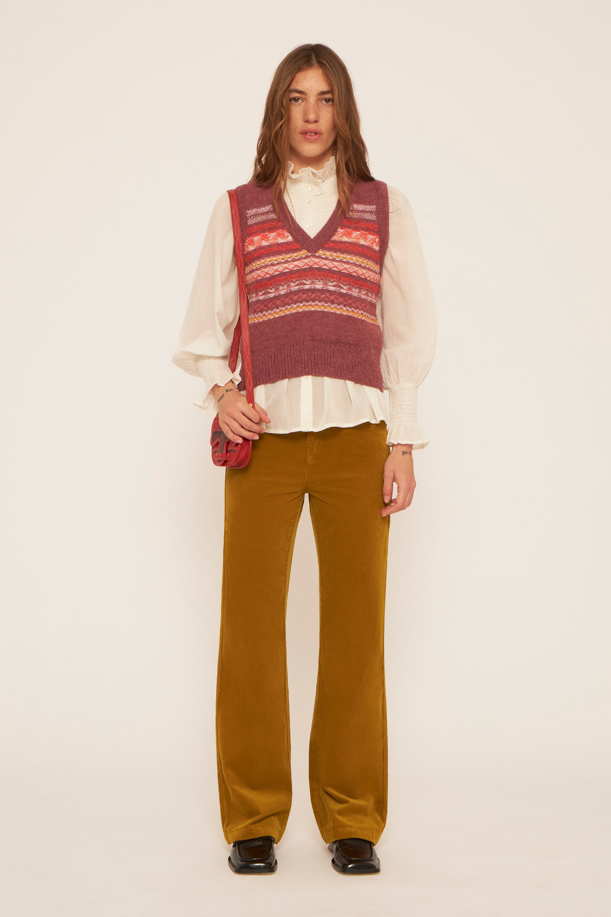 Pantalon flare Maggy