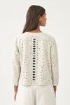 Cocktail jacket embroidered with pearls and mirror pieces Mahani