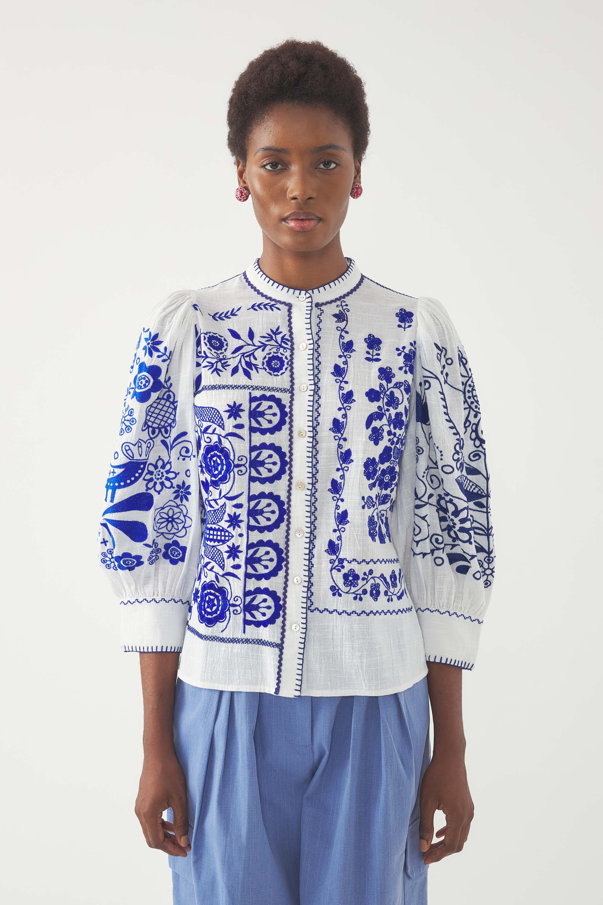 Embroidered Blouse Mamie