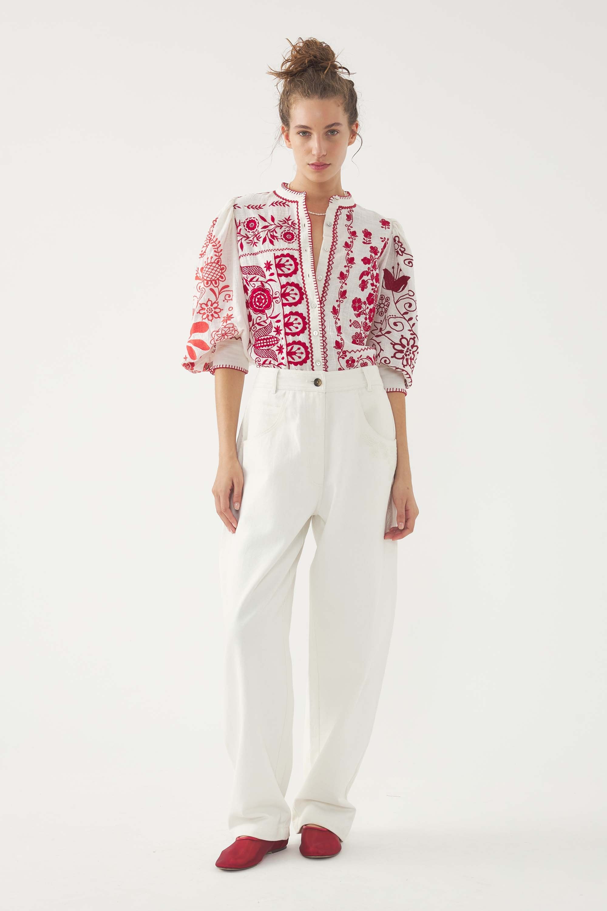 Embroidered Blouse Mamie