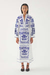 Embroidered Maxi Dress Mamie