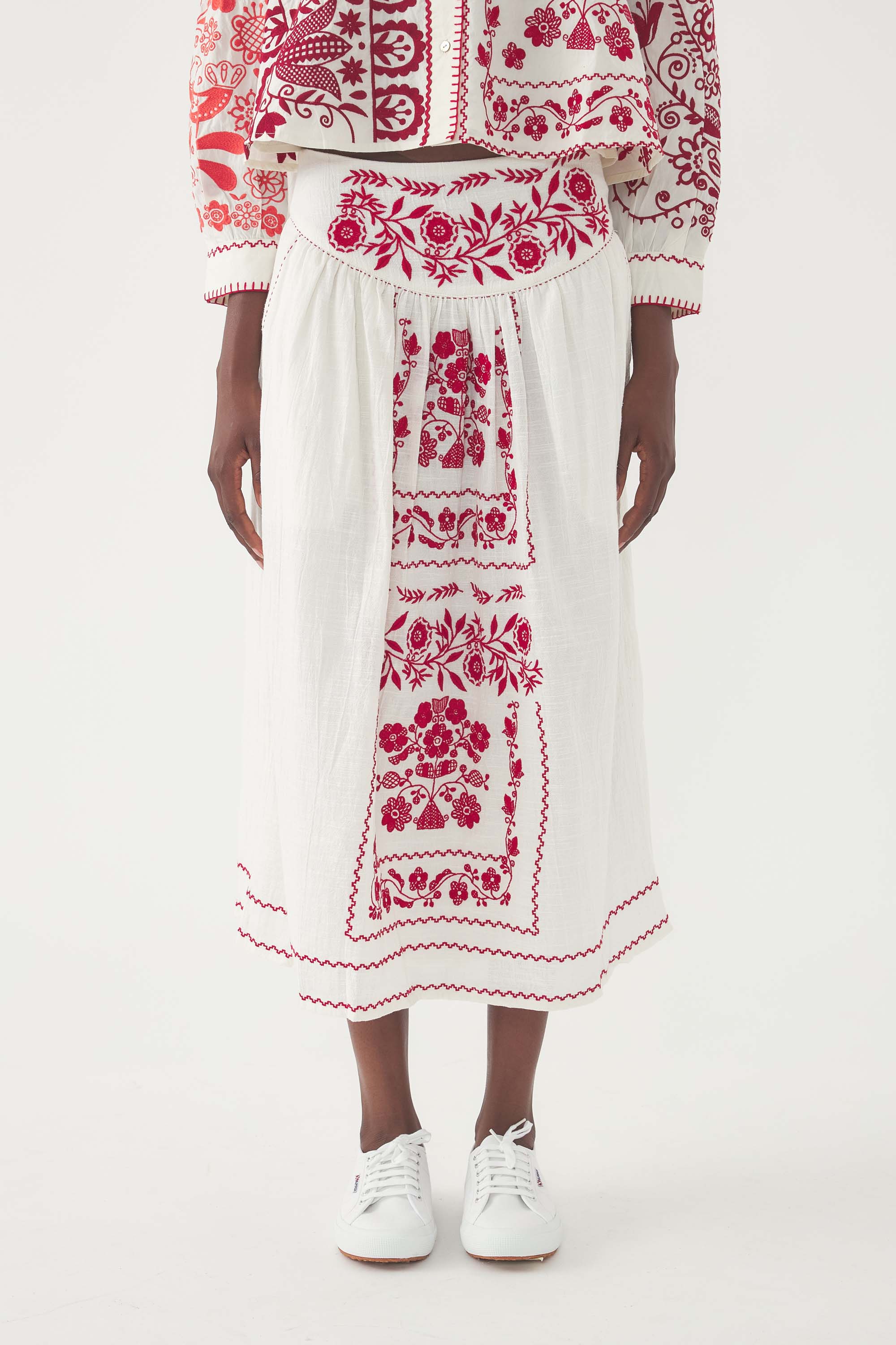 Embroidered Skirt Mamie
