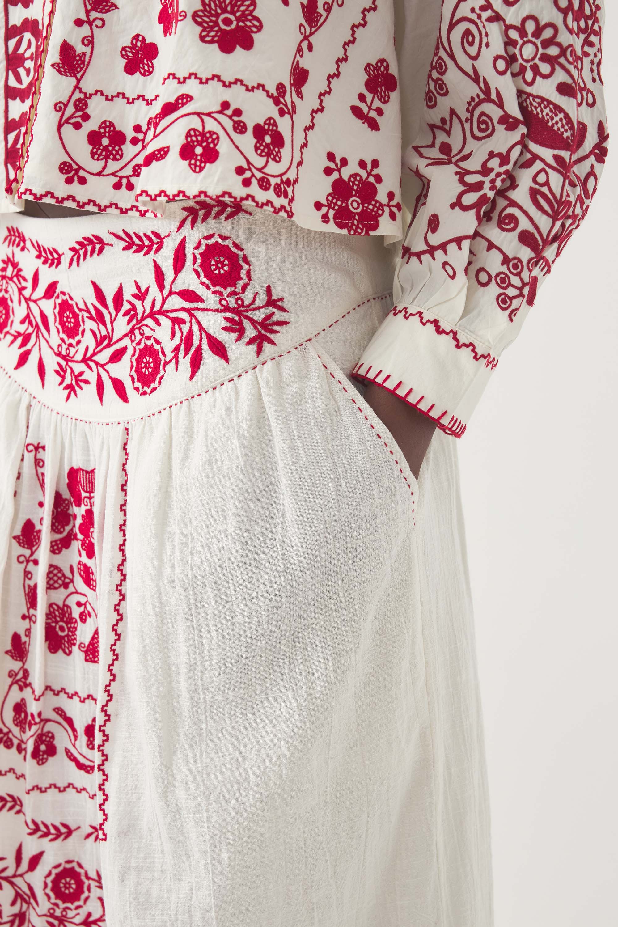 Embroidered Skirt Mamie