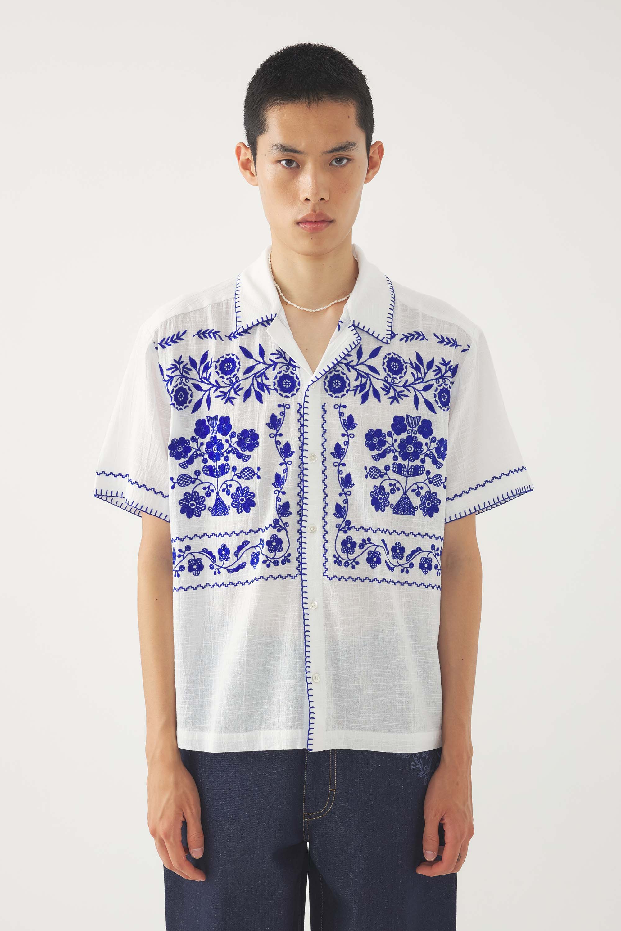 Blusa bordada Mamie