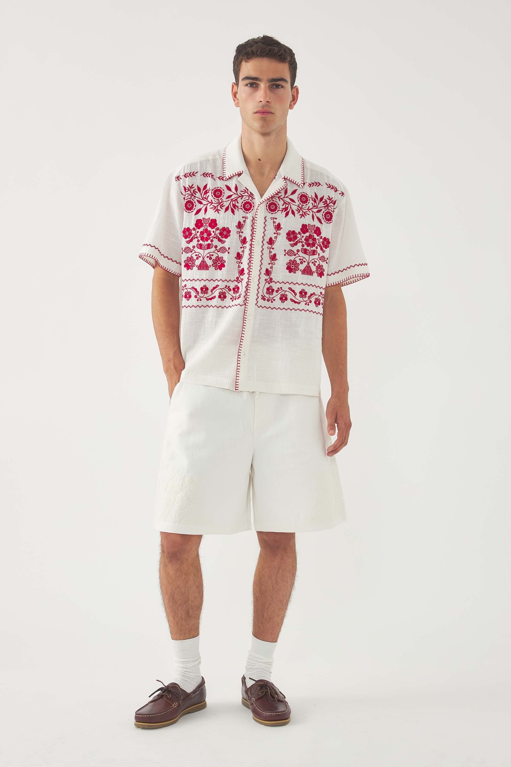 Camicia ricamata Mamie
