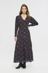 Mani Print maxi dress