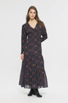Mani Print maxi dress