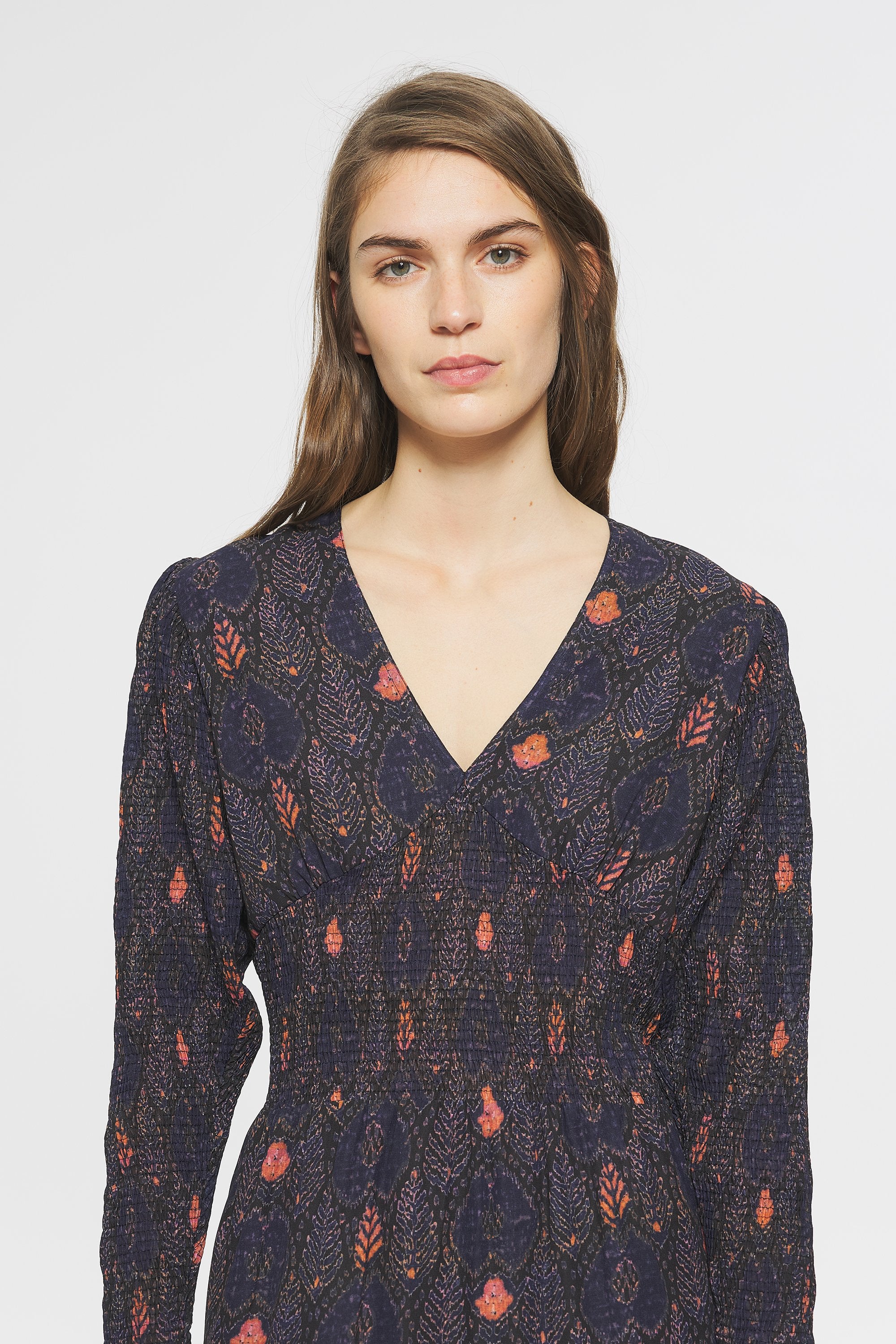 Mani Print maxi dress