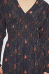 Mani Print maxi dress