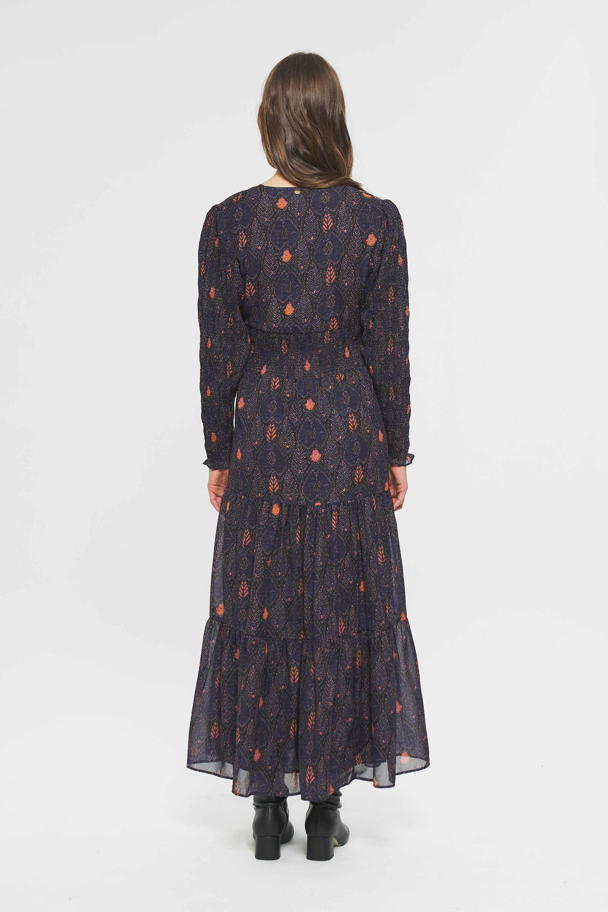Mani Print maxi dress
