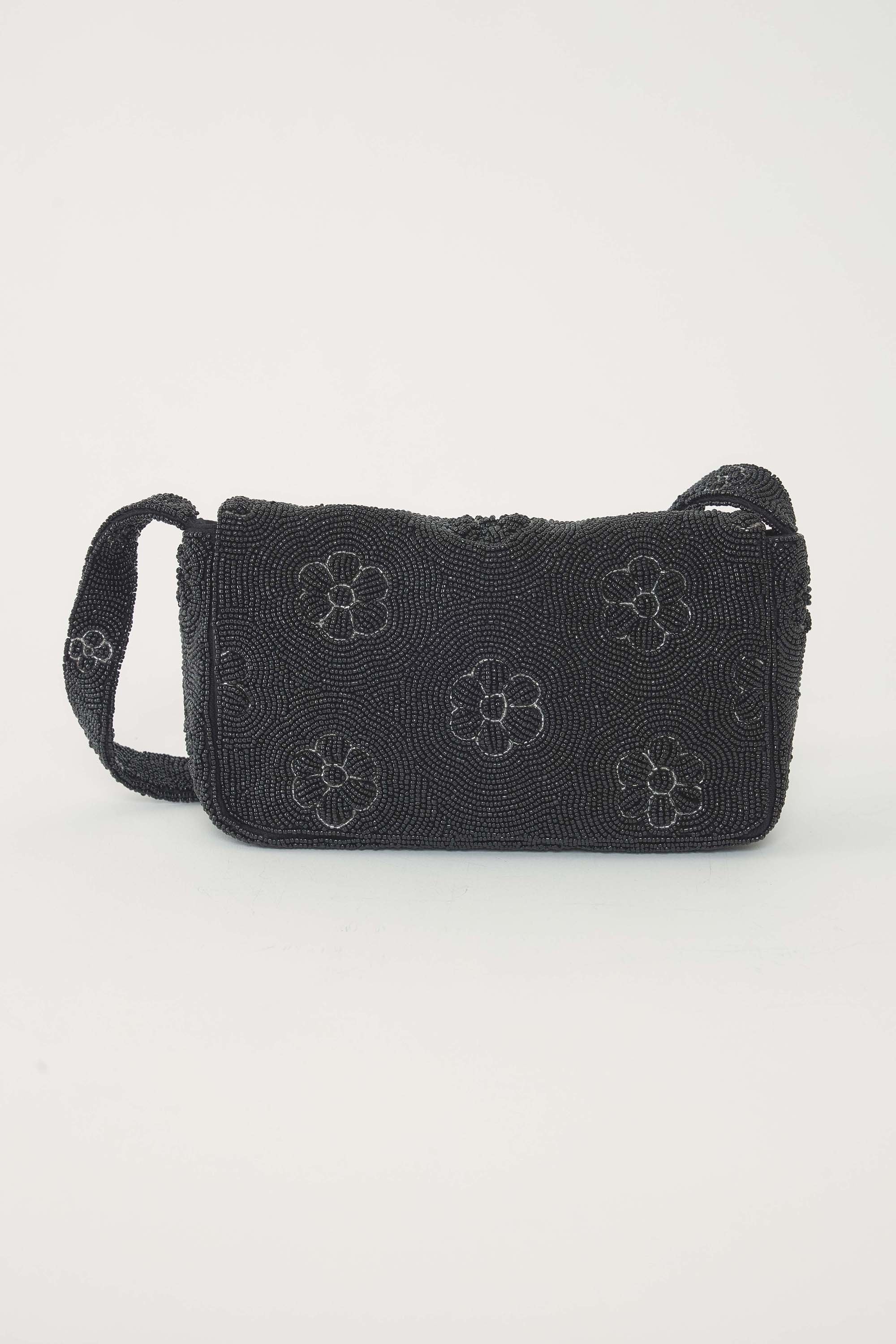 Bestickte Baguette-Tasche Marguerite