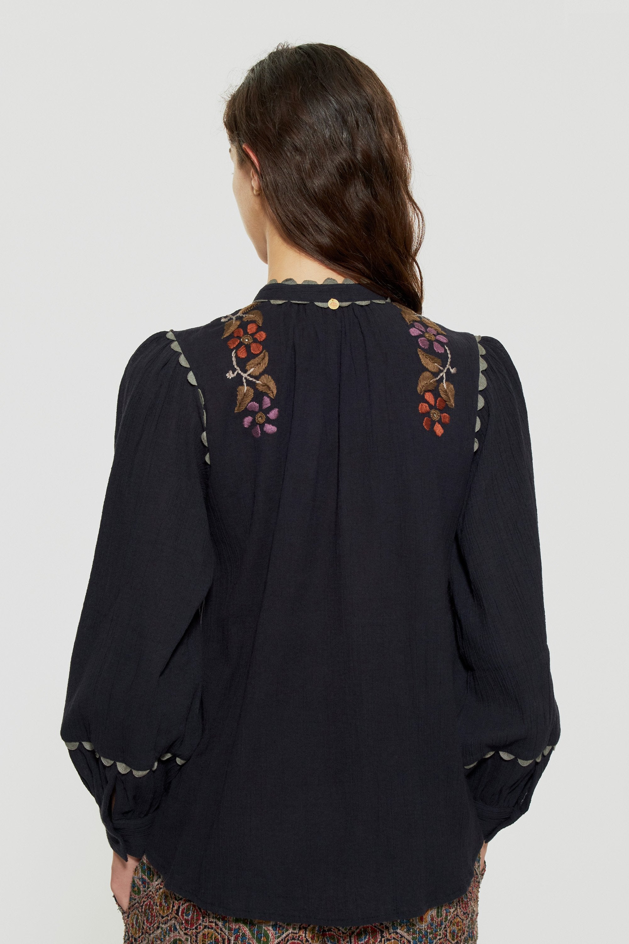 Bestickte Bluse Mathilda