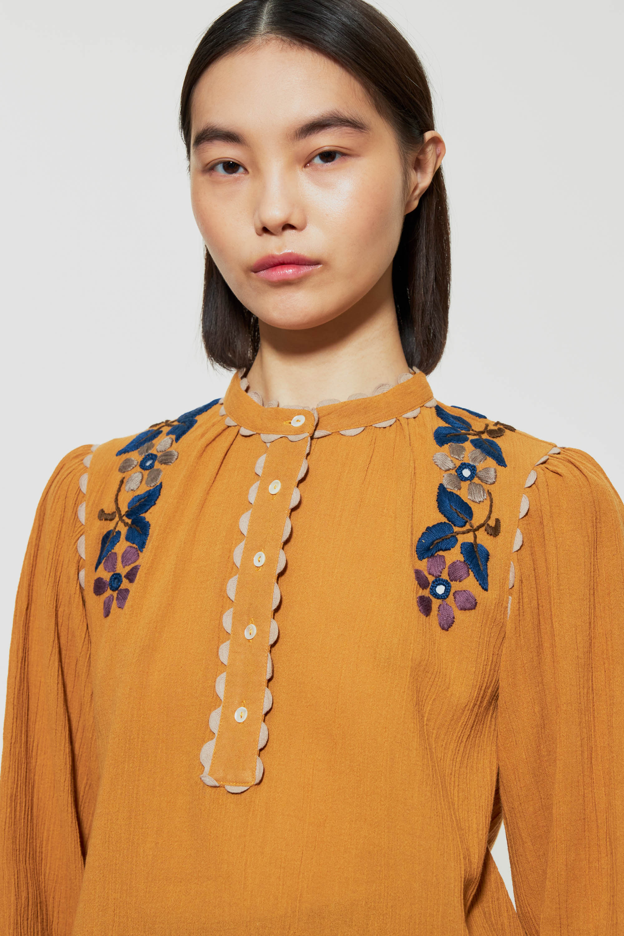 Blouse brodée Mathilda