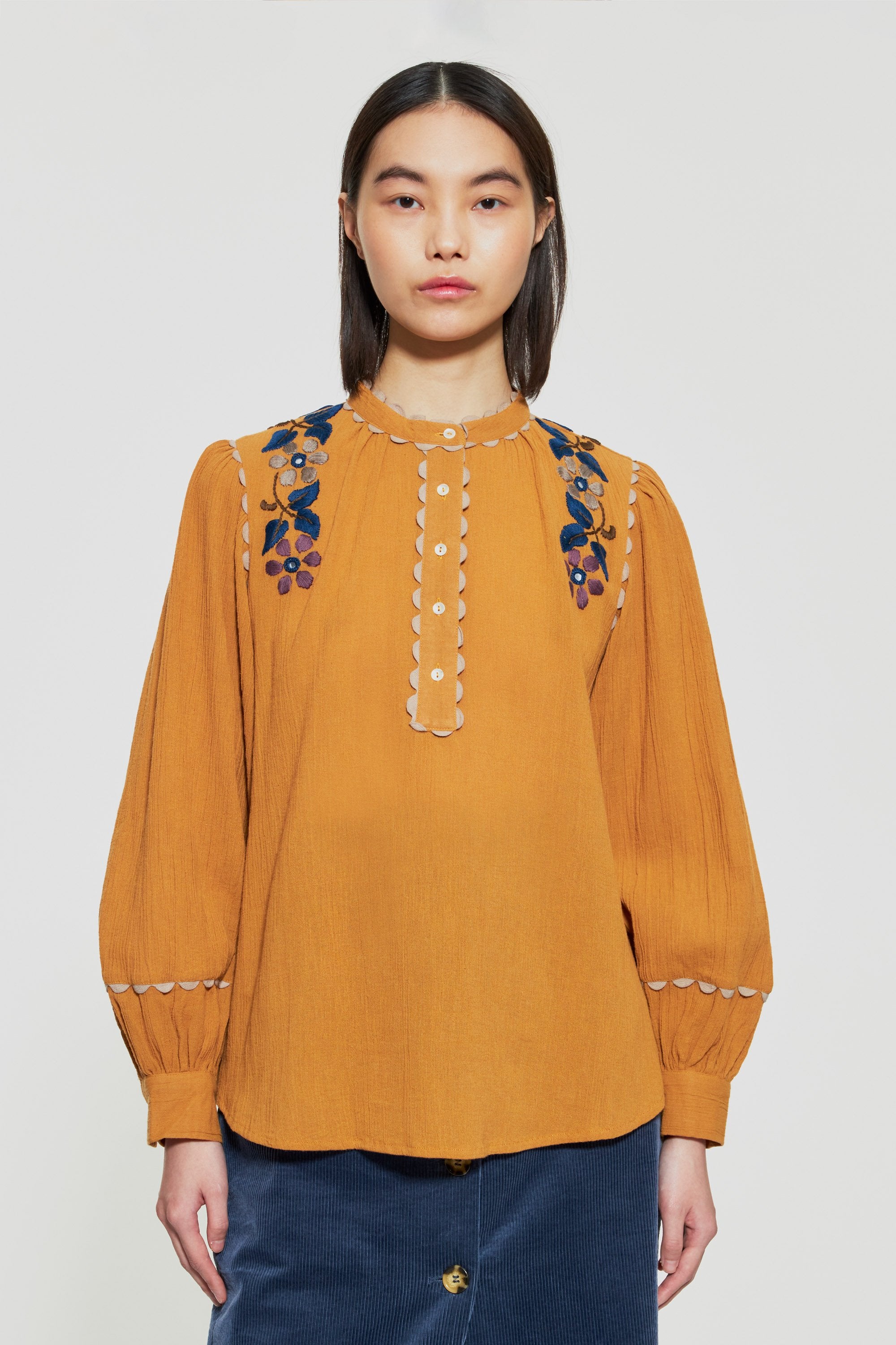 Blouse brodée Mathilda