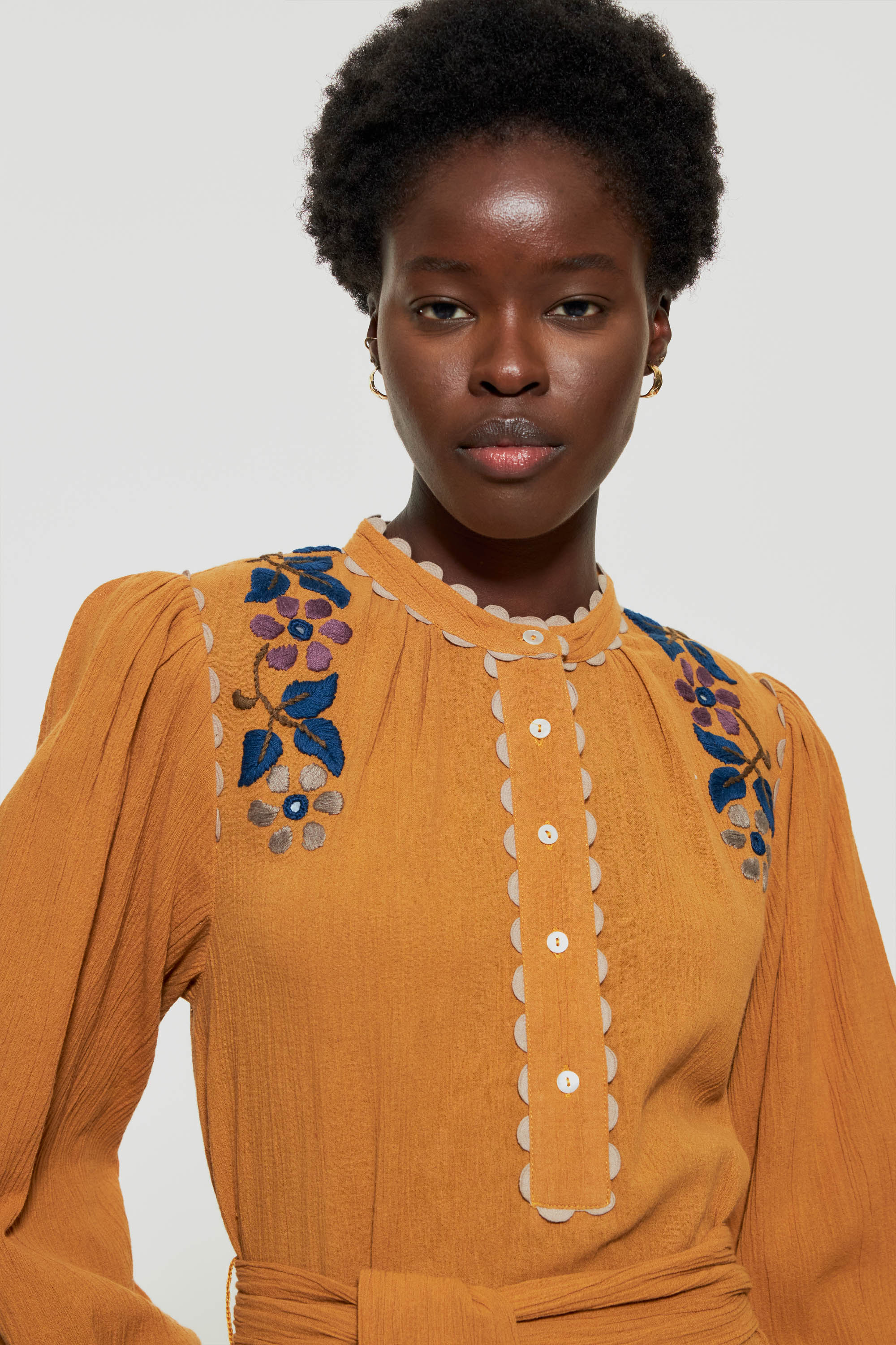 Vani embroidered maxi dress